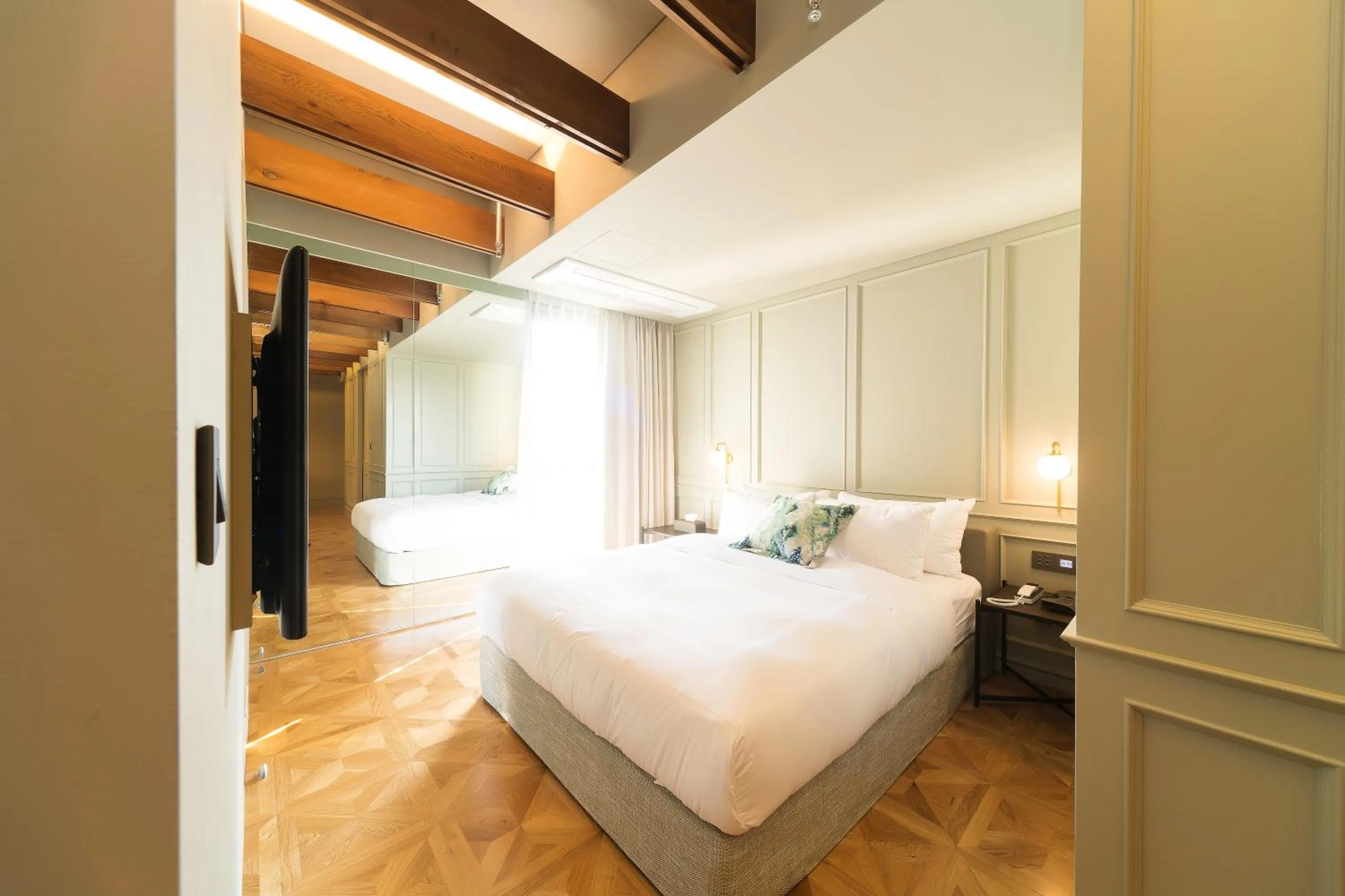 Bed in Hotel Museo Cheongju