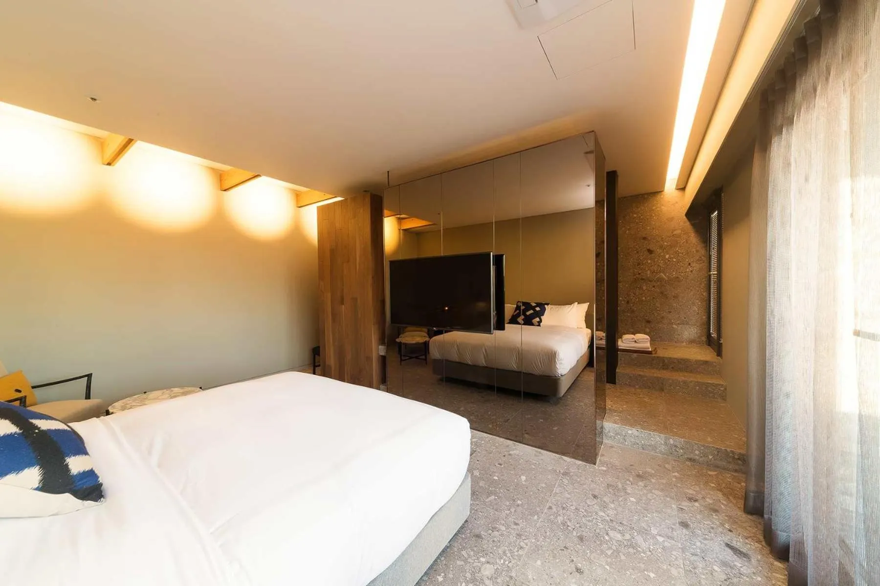 Bed in Hotel Museo Cheongju