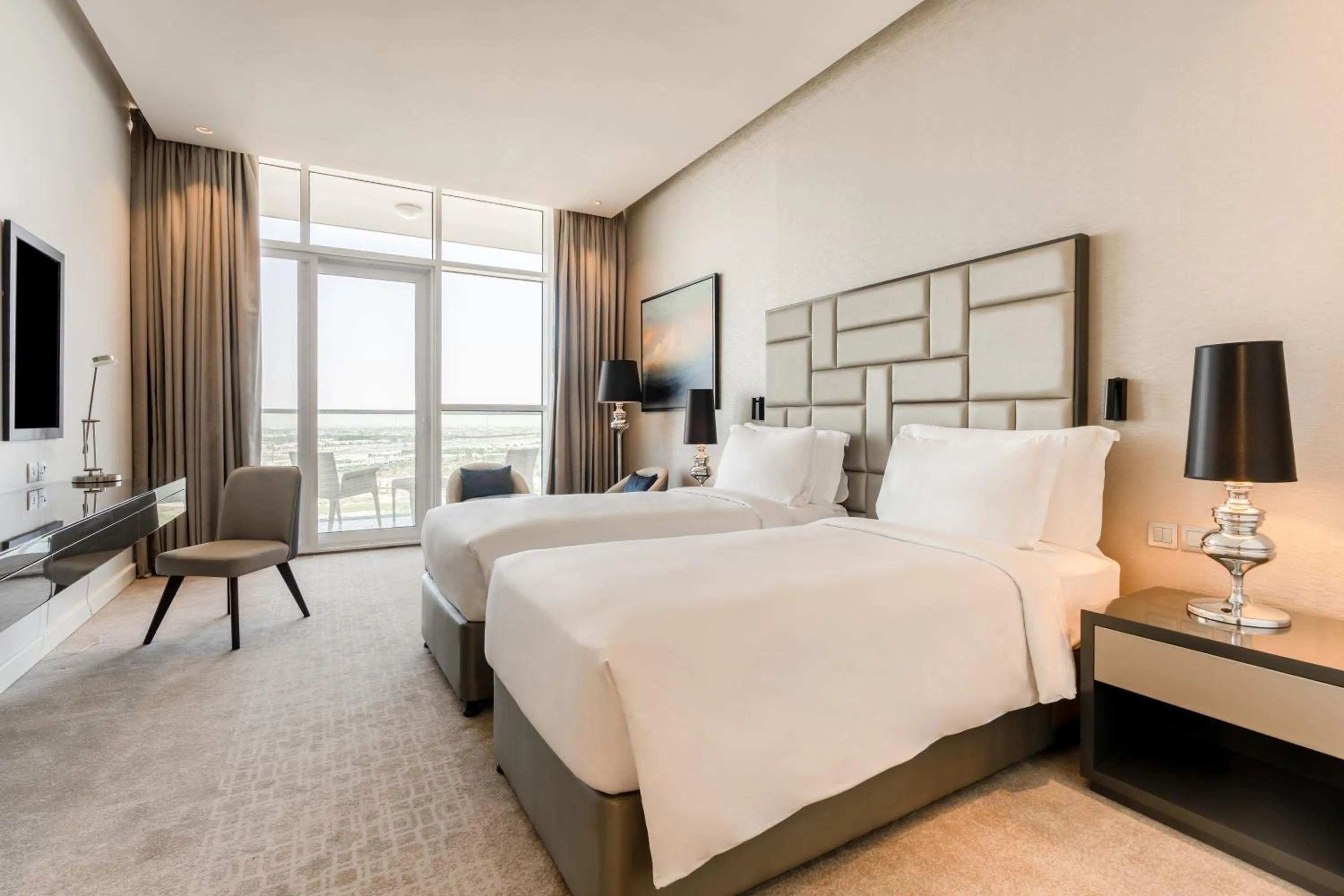 Family, Bed in Radisson Dubai Damac Hills