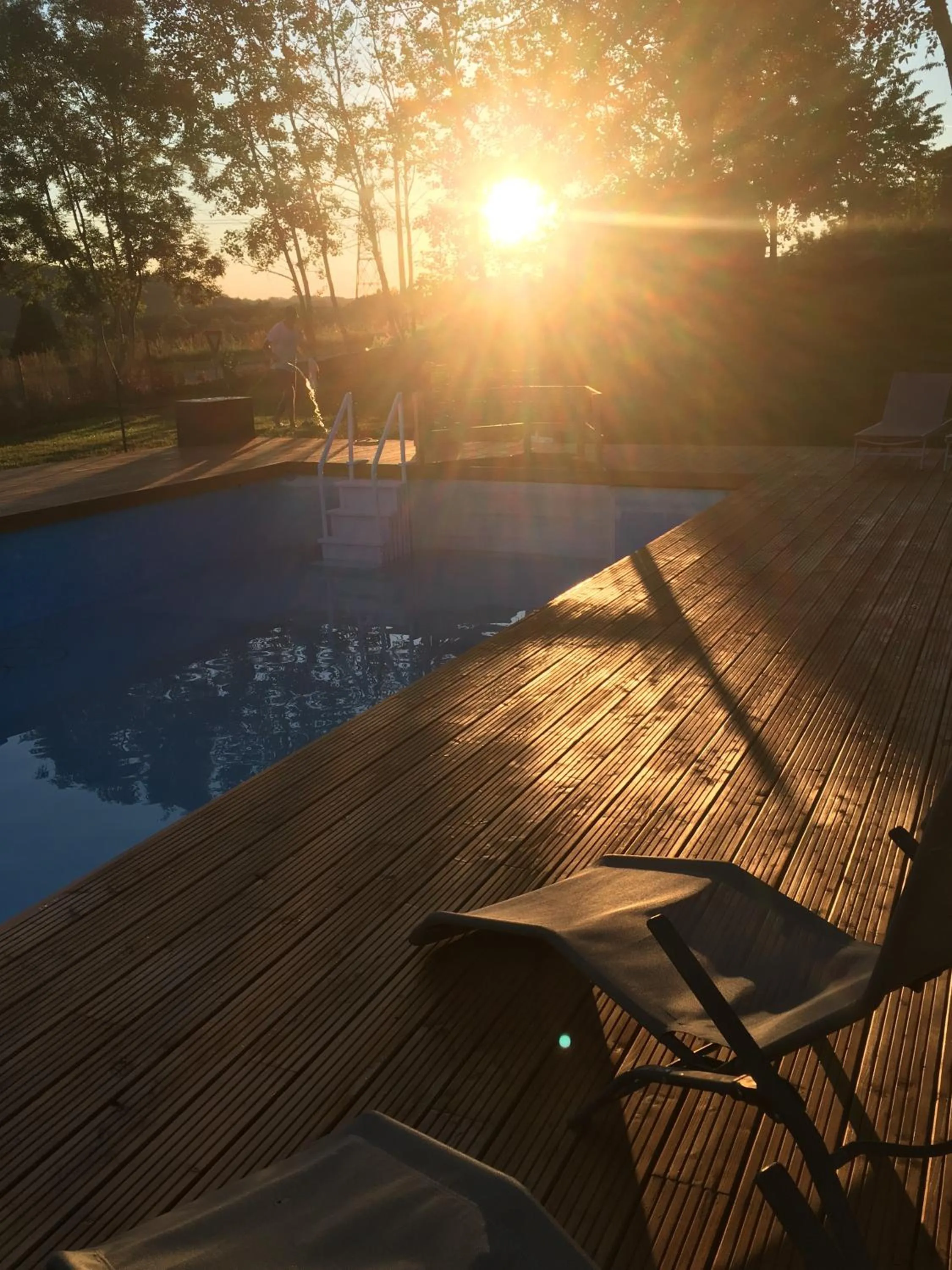 Sunset in Maison d'hôtes Ourdeaux et Gite Chez Rouchon
