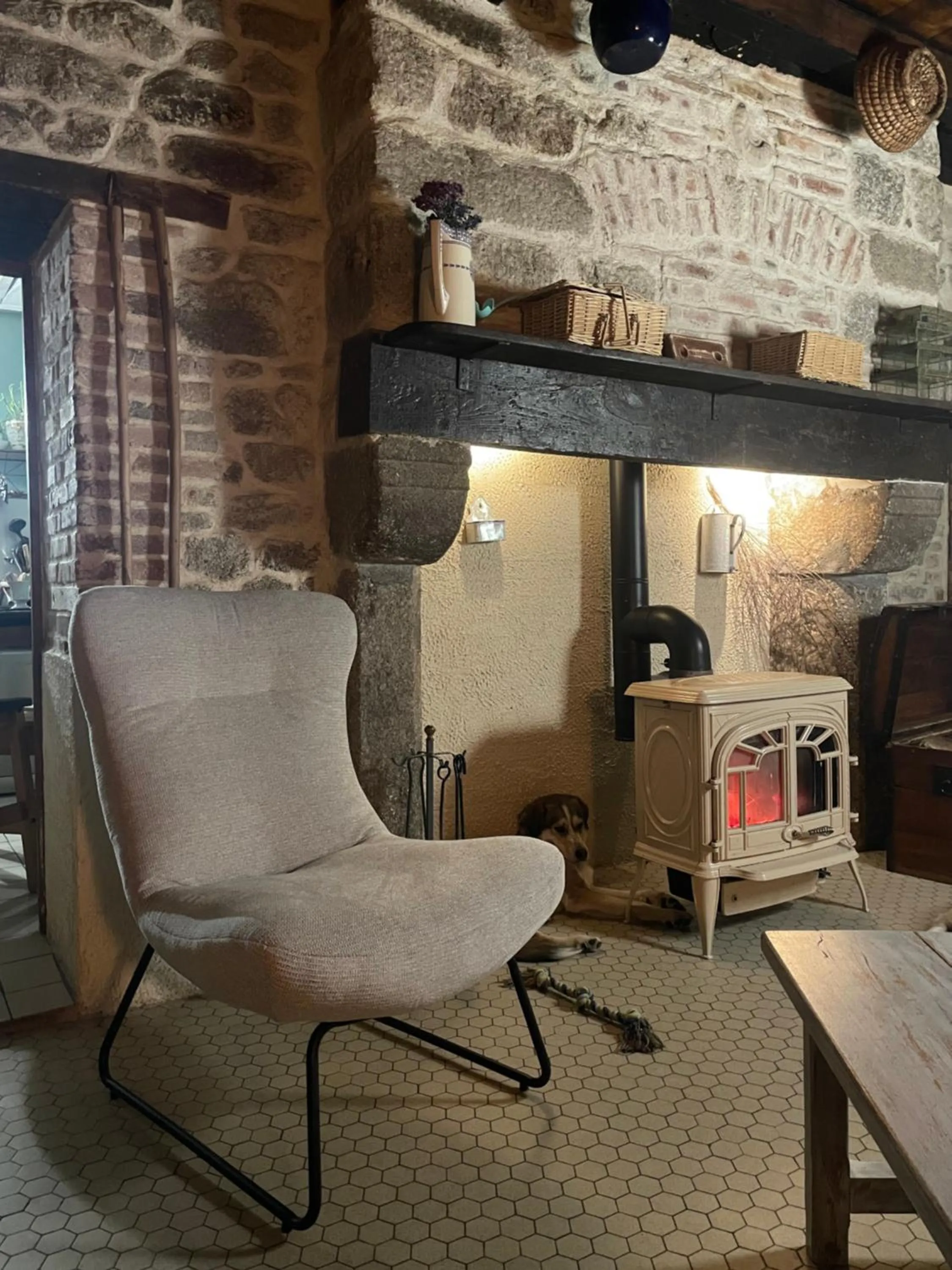 Living room in Maison d'hôtes Ourdeaux et Gite Chez Rouchon