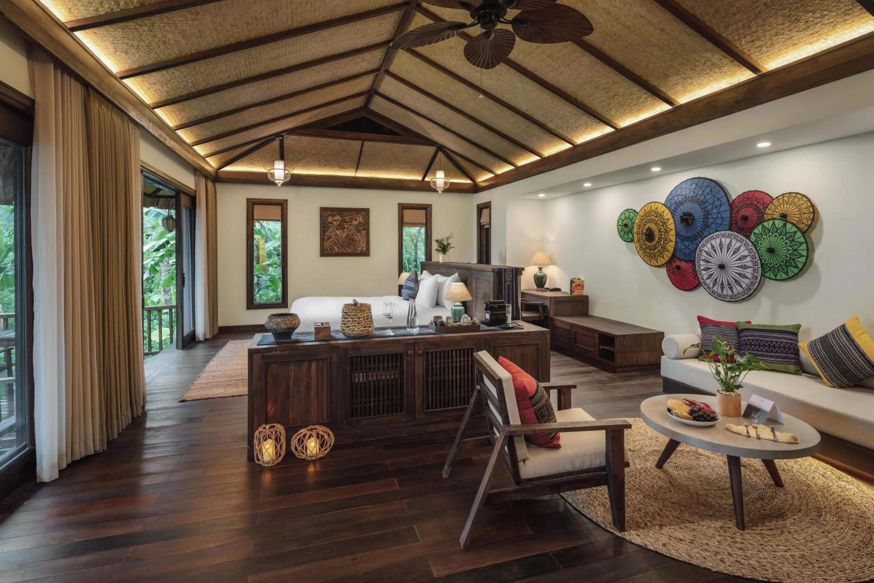 Seating area in Avana Retreat