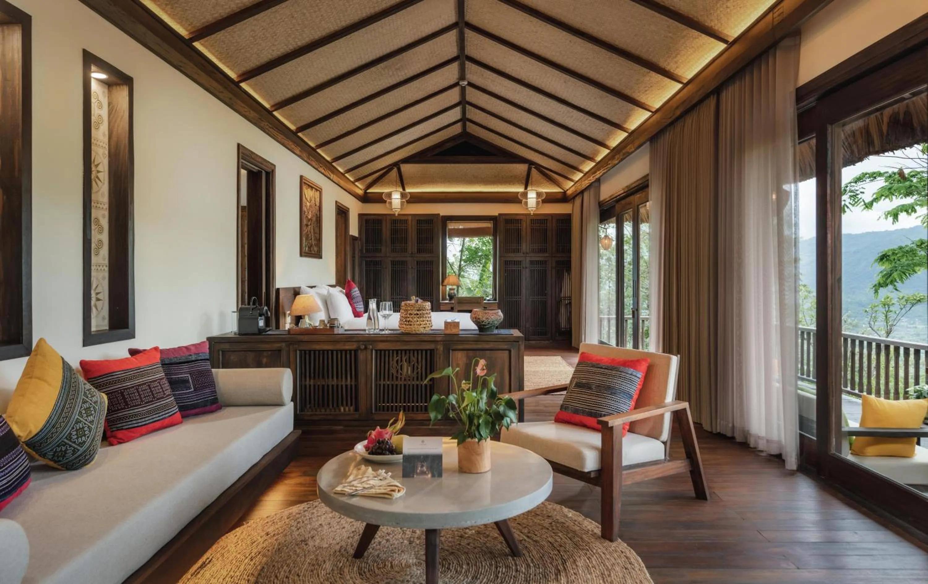 Seating area in Avana Retreat
