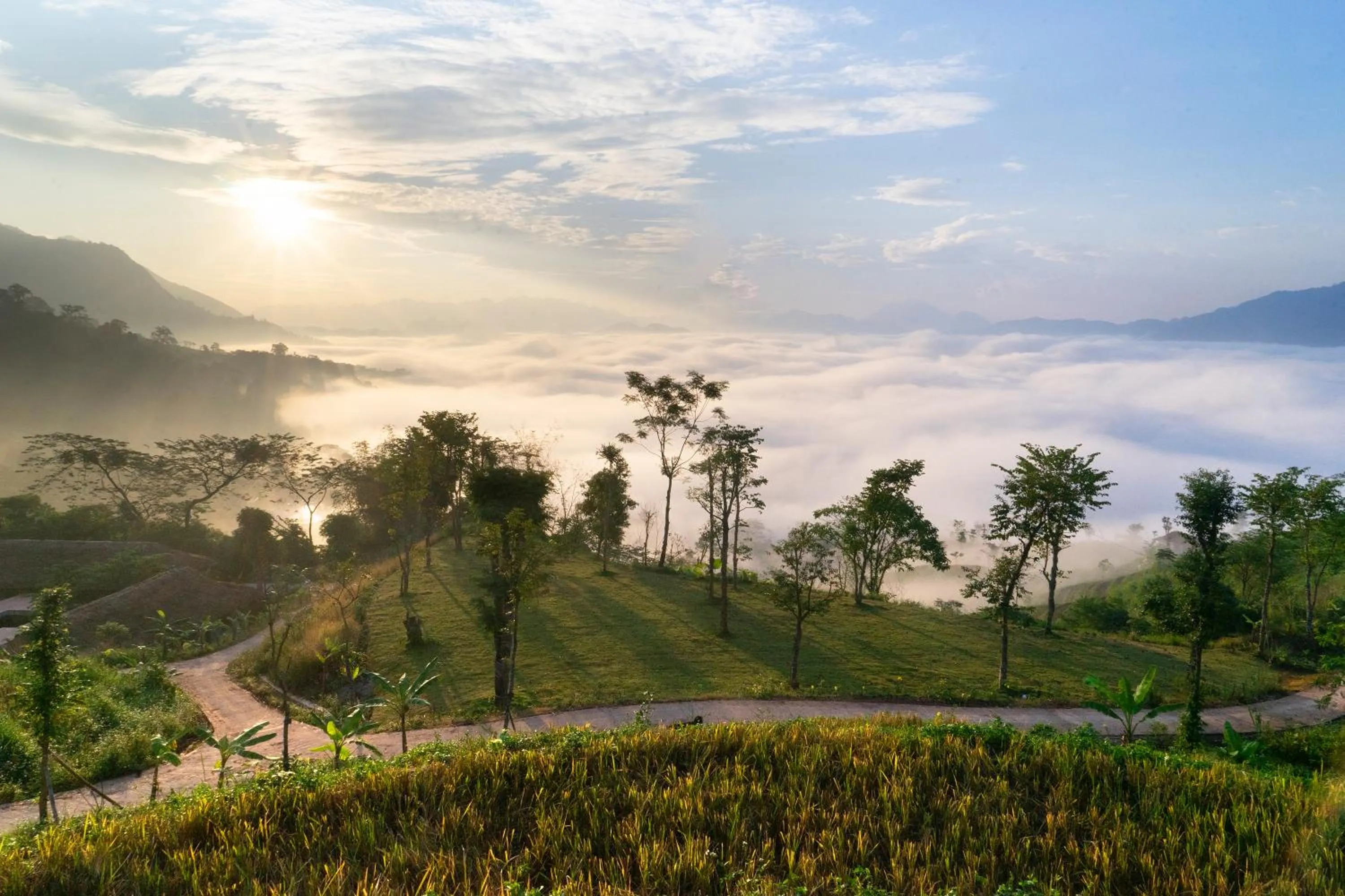 Sunrise in Avana Retreat