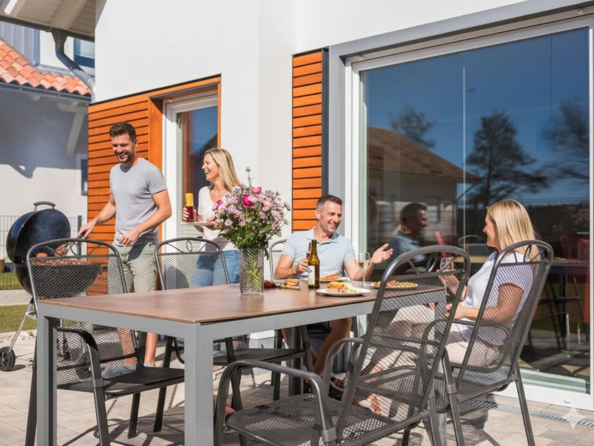 Naturpark-5 Sterne Ferienhaus-Kamin-Sauna-See
