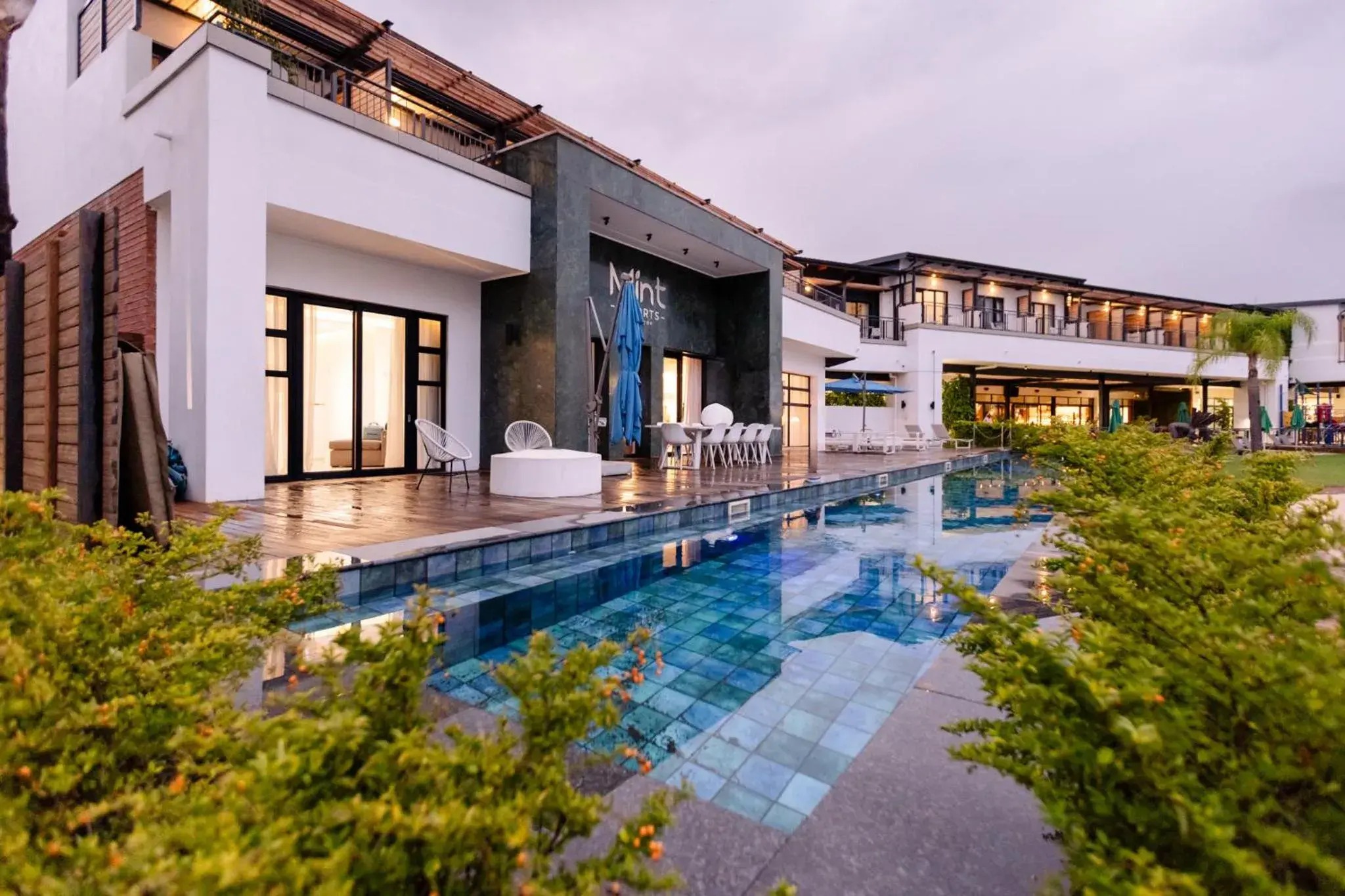 Pool view in MINT Resorts The Blyde Pool view in MINT Resorts The Blyde