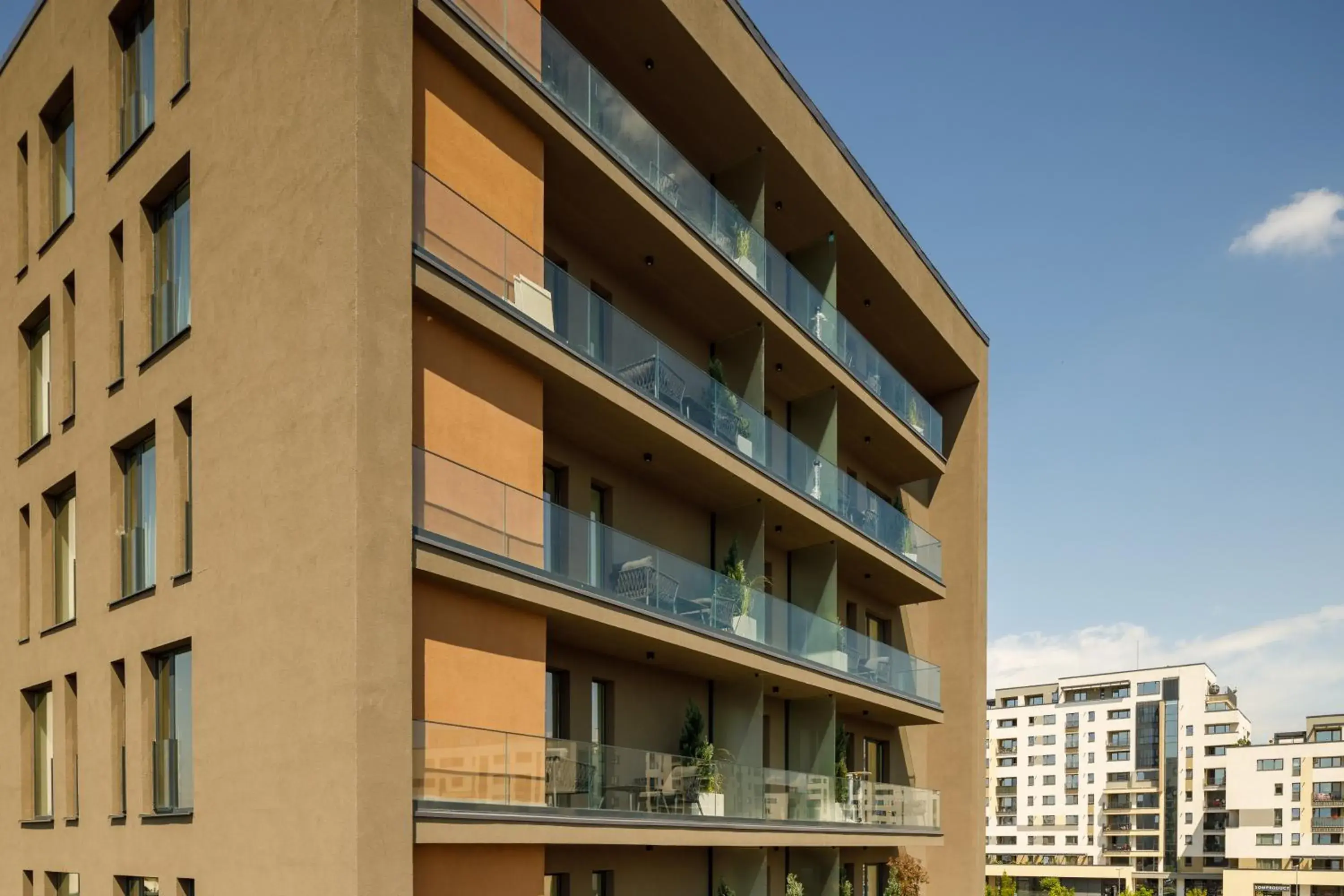 Property building in Qosmo Brasov Hotel Property building in Qosmo Brasov Hotel