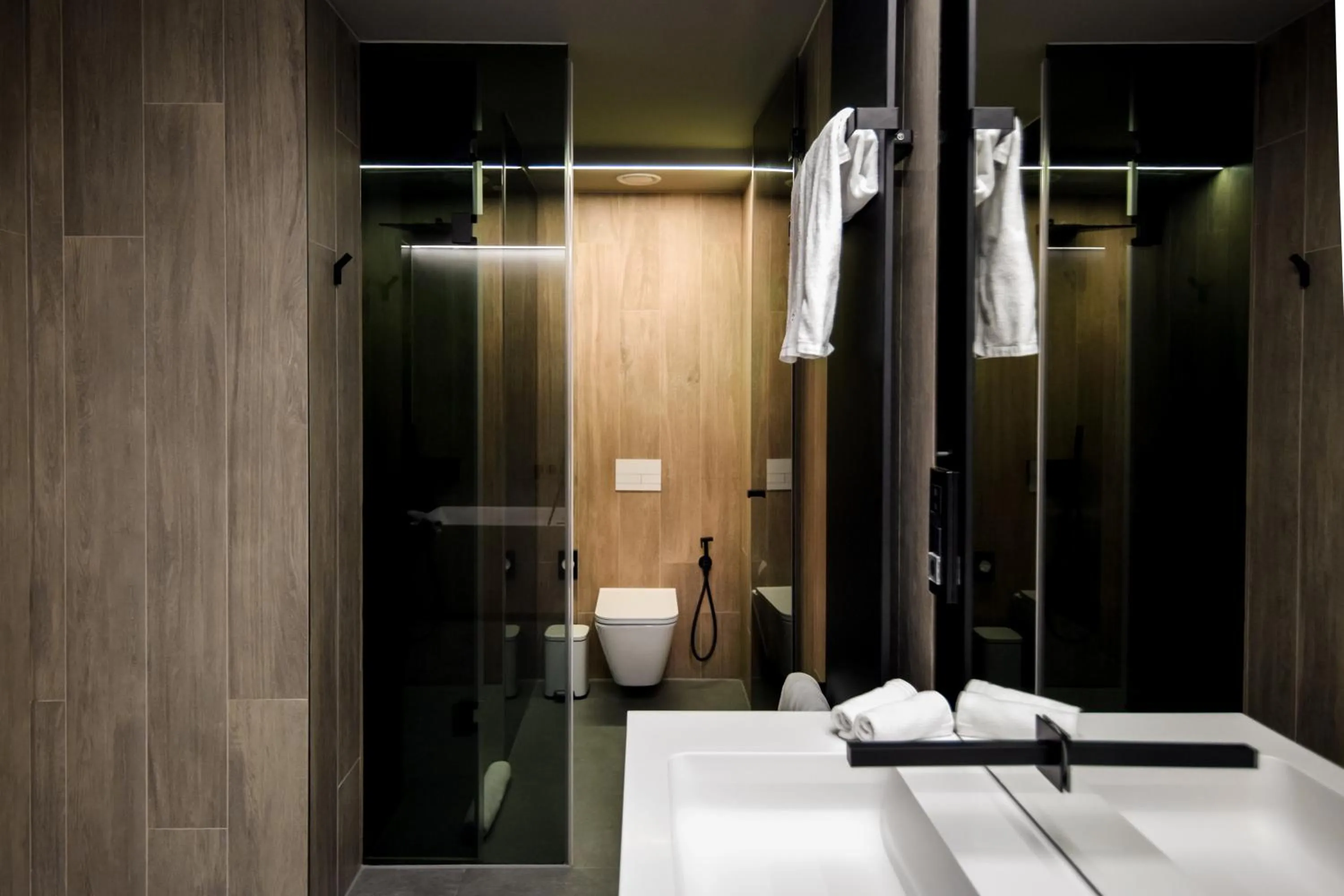 Bathroom in Qosmo Brasov Hotel