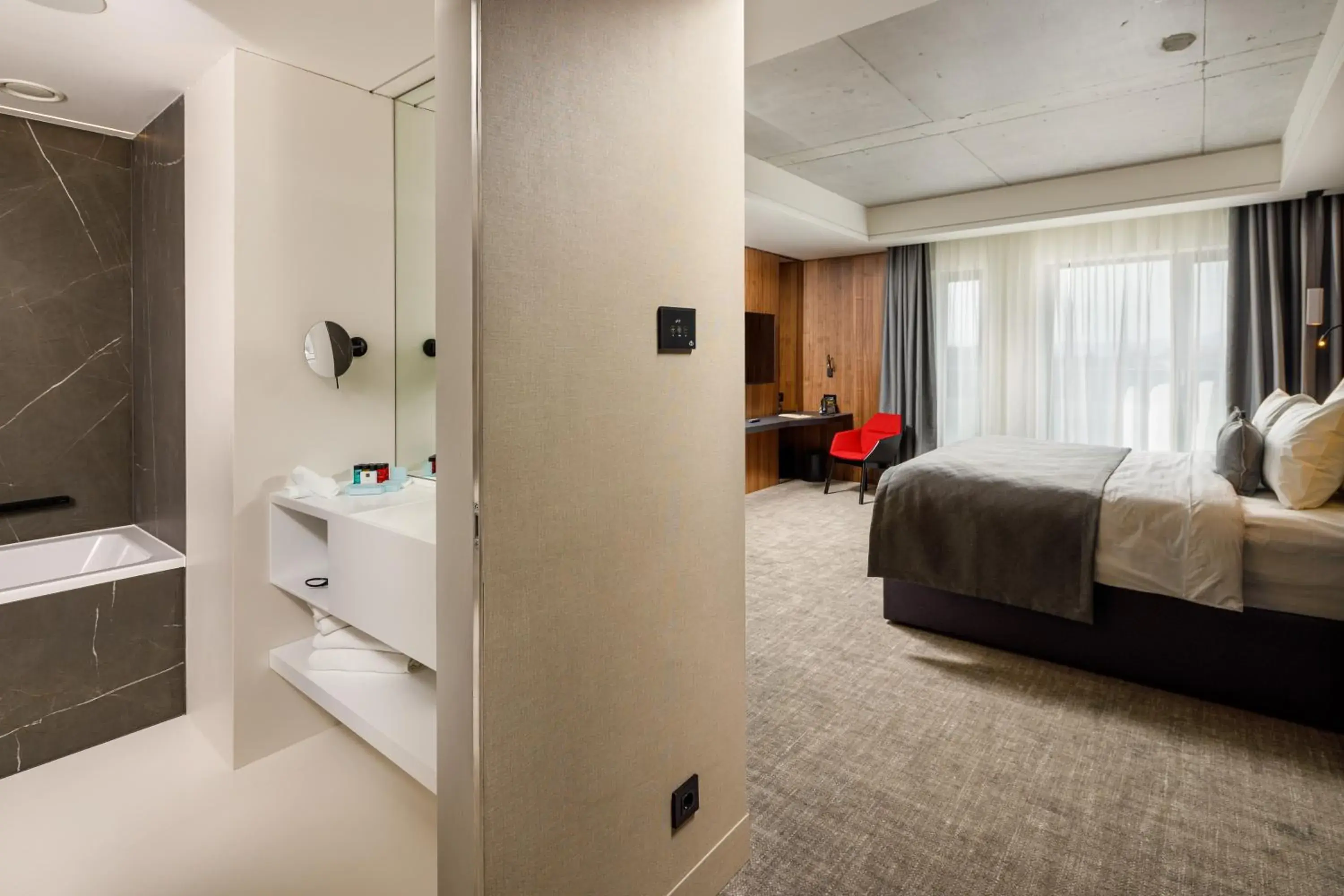 Bed in Qosmo Brasov Hotel Bed in Qosmo Brasov Hotel