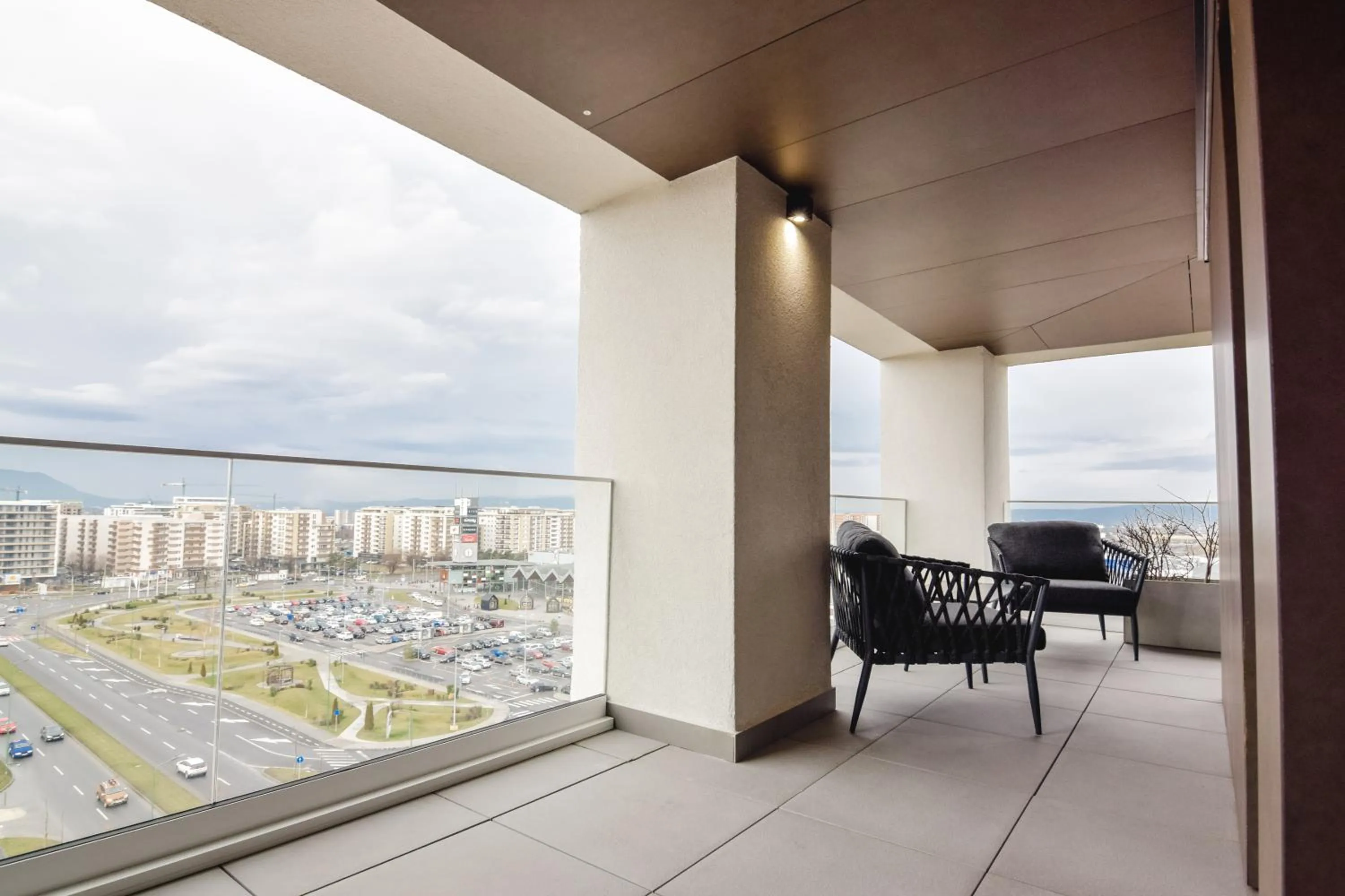 Balcony/Terrace in Qosmo Brasov Hotel