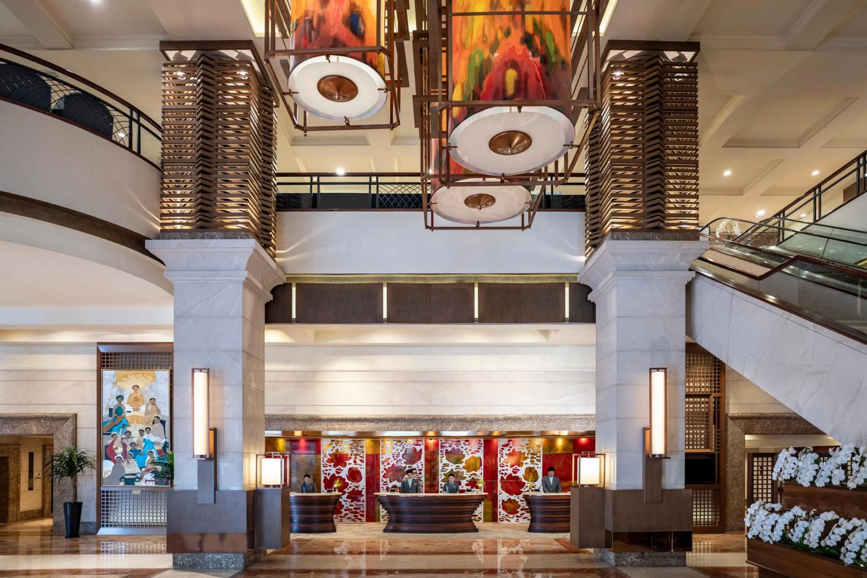 Lobby or reception in Pan Pacific Hanoi