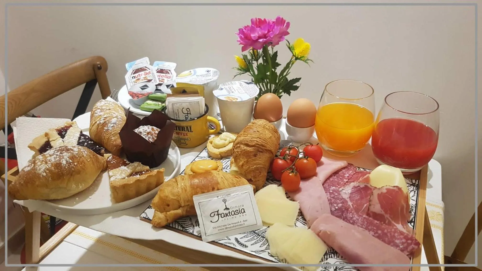 Garden view in Dimora Fantasia Charme B&B