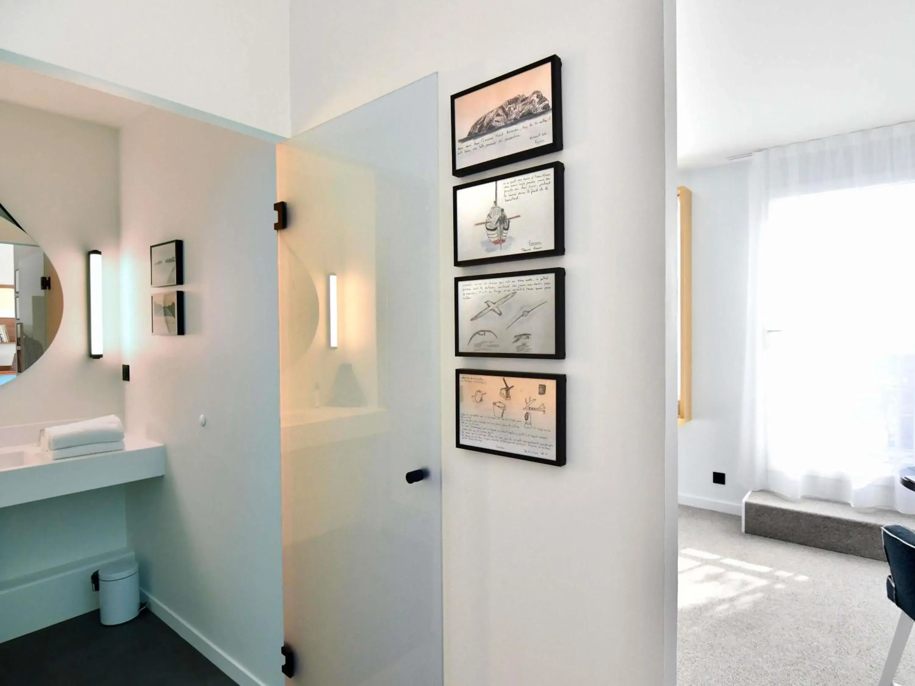 Bedroom in ibis Styles Brest Centre Port Bedroom in ibis Styles Brest Centre Port