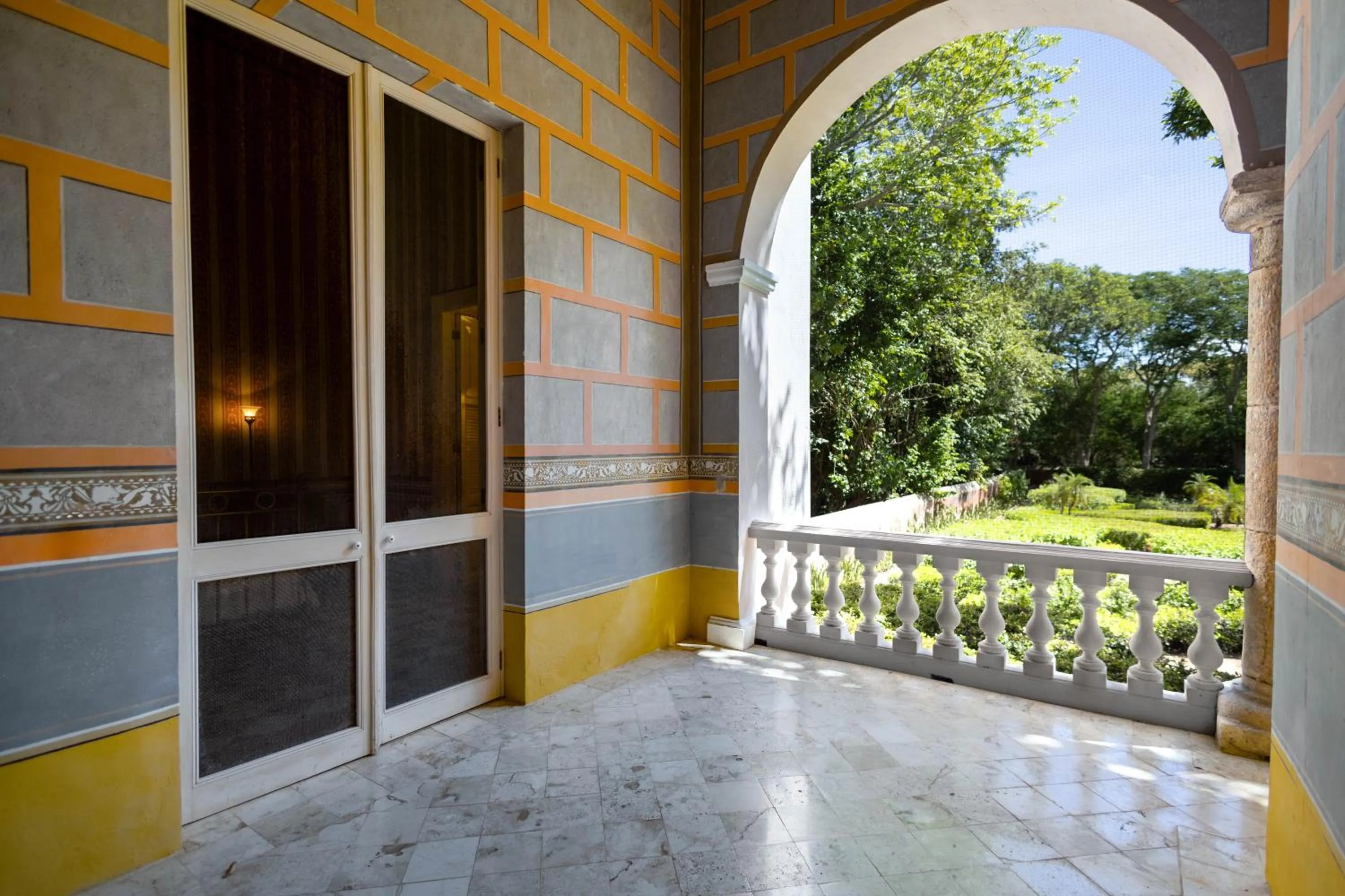 Garden view in Hacienda San Antonio Millet