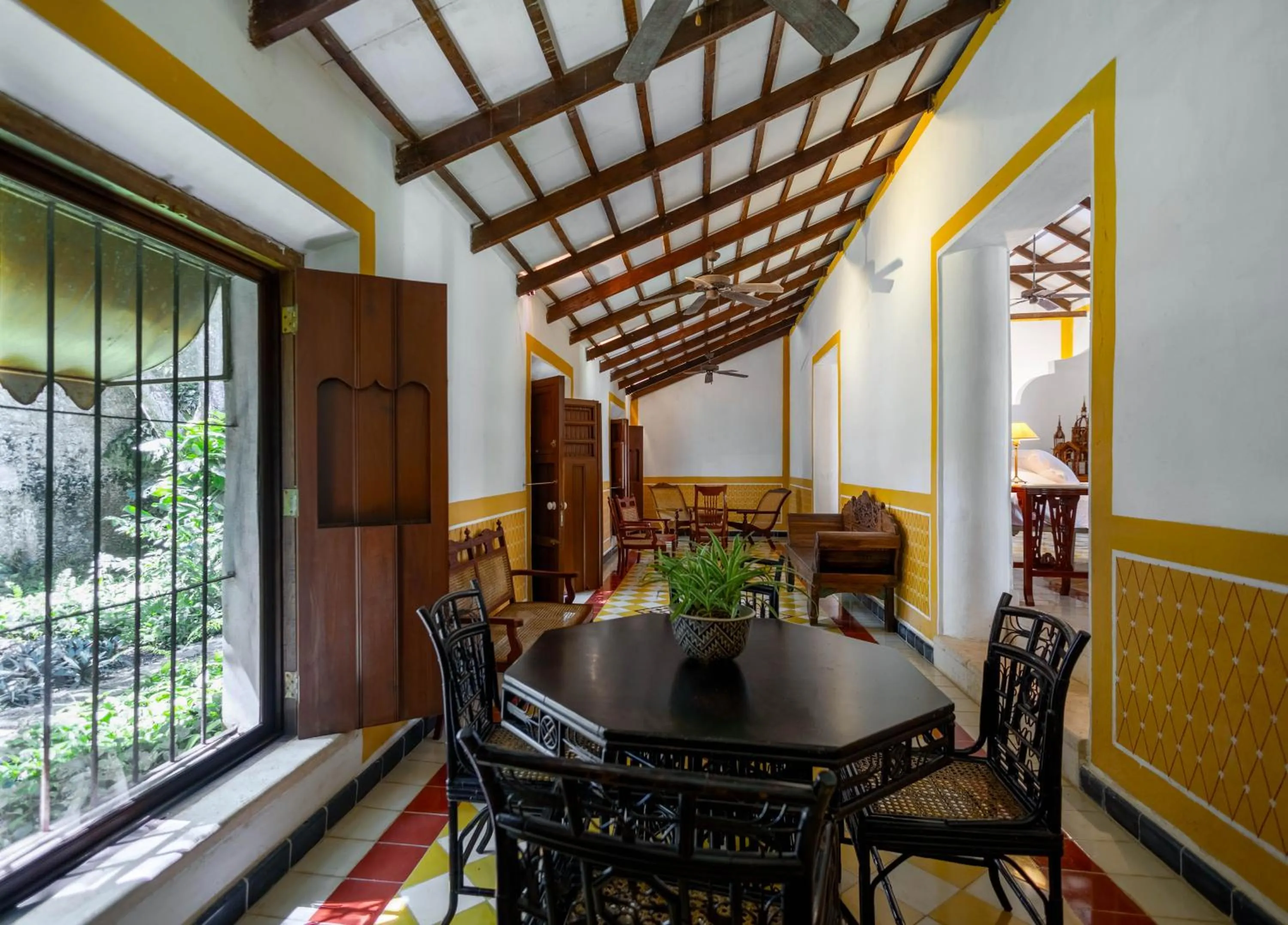 Dining area in Hacienda San Antonio Millet
