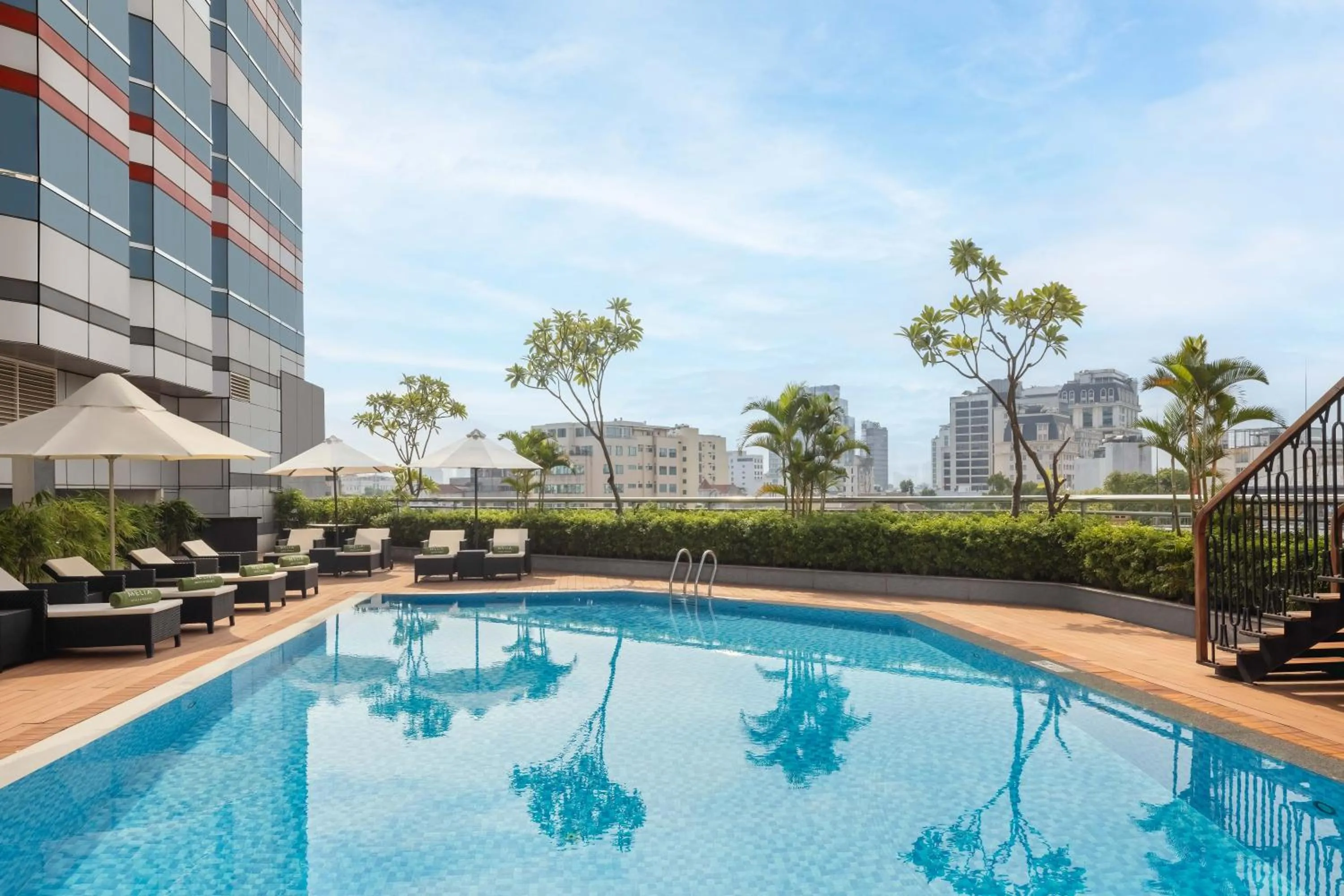 Swimming pool in Melia Hanoi