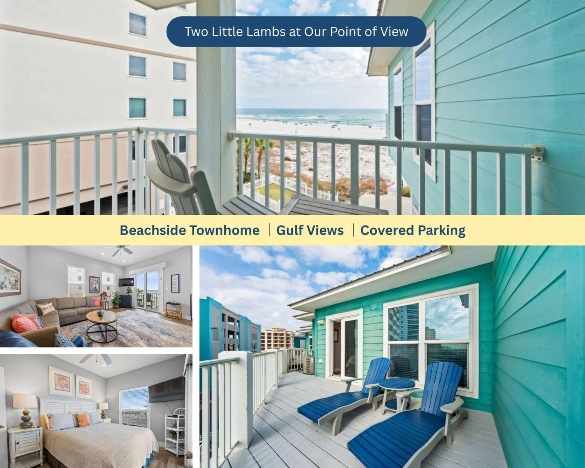 Two Little Lambs at Our Point of View by Youngs Suncoast