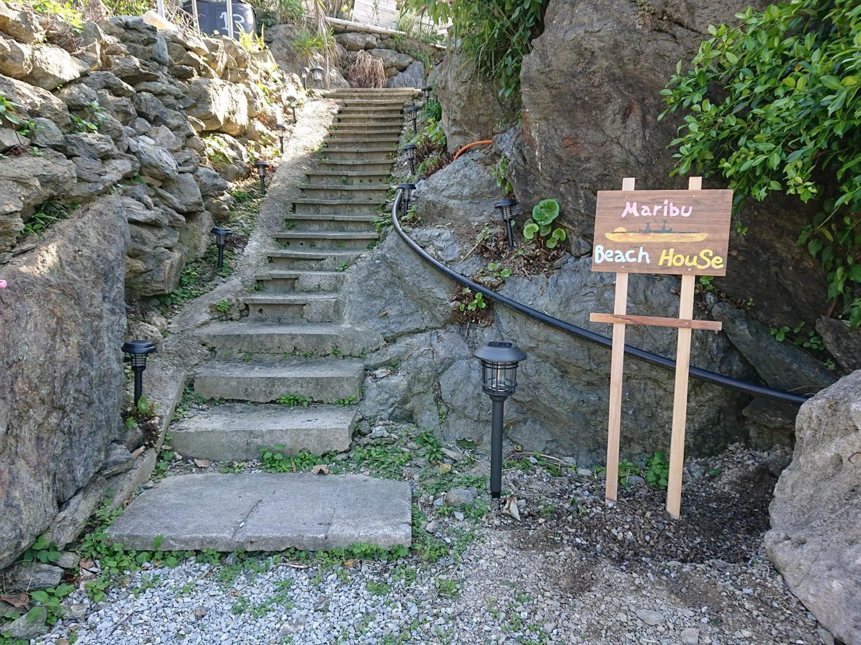 Facade/entrance in Maribu Beach House