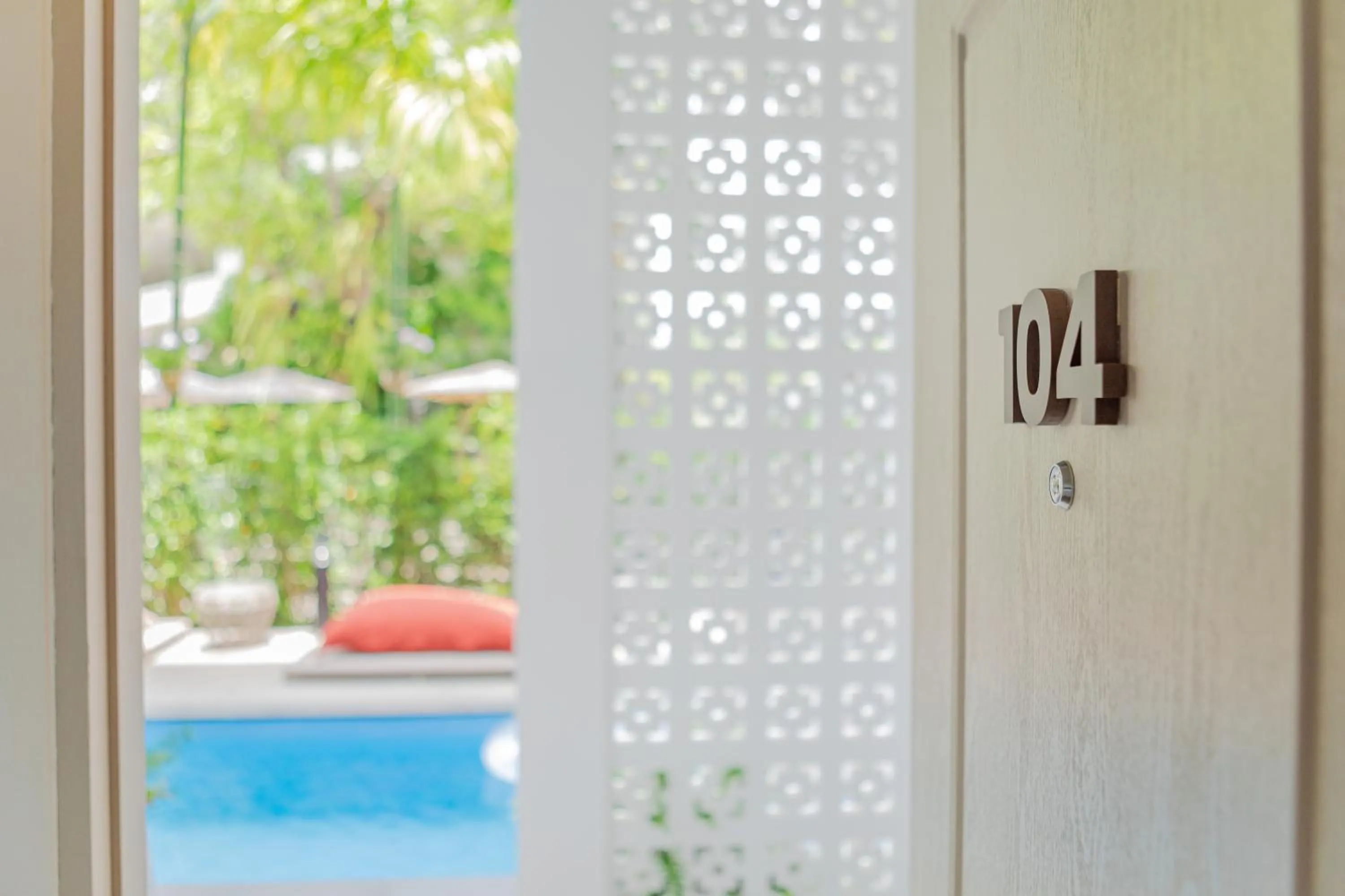Pool view in Ang Pao Hotel Phuket