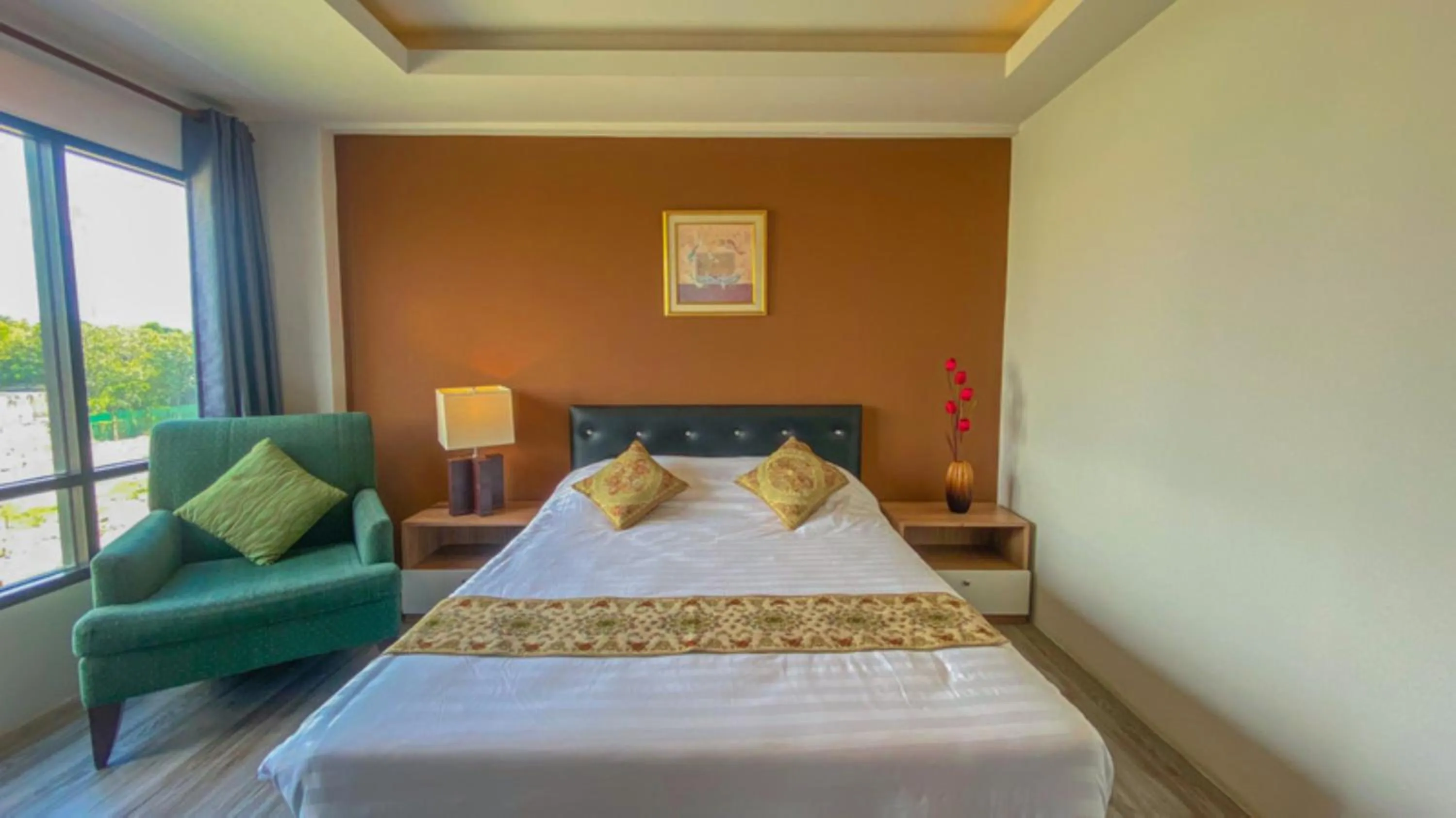 Bedroom, Bed in Plearnwan Deluxe Mansion