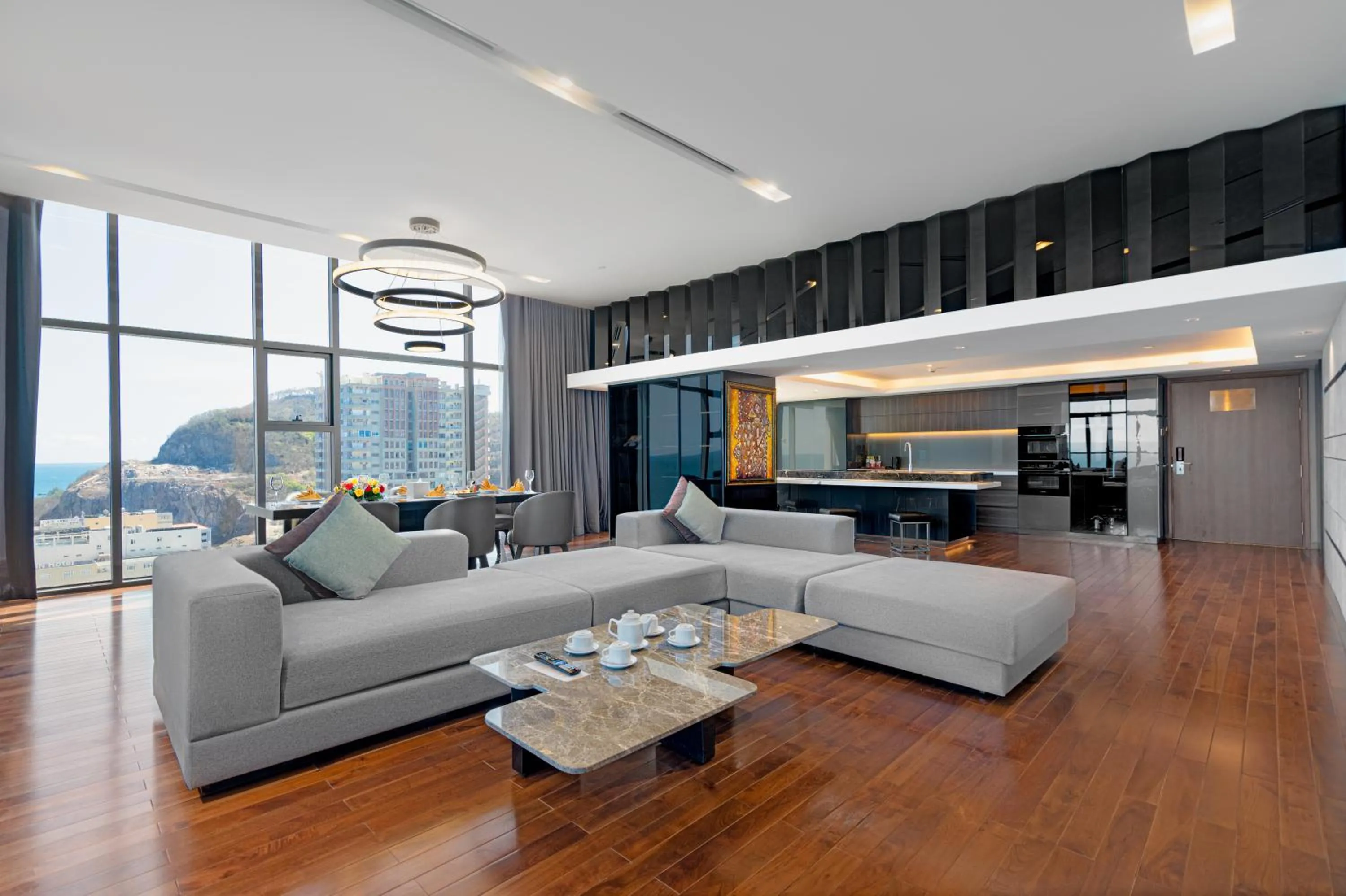 Kitchen or kitchenette in Premier Pearl Hotel Vung Tau