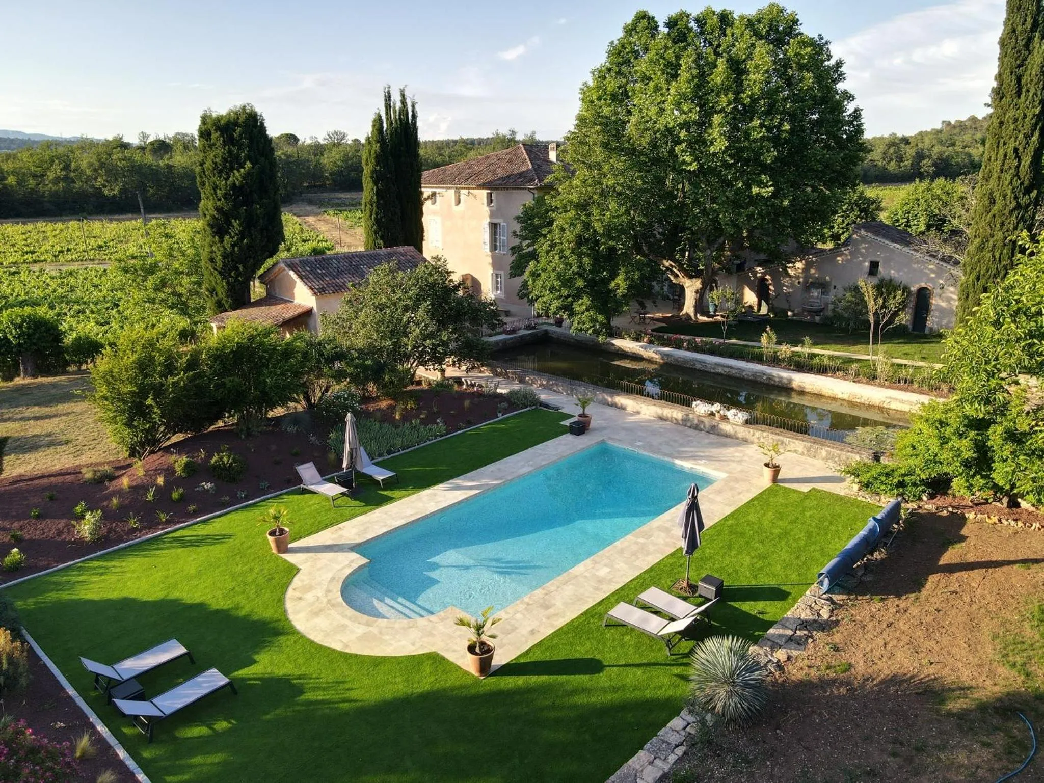 View (from property/room) in Domaine Les Mûriers