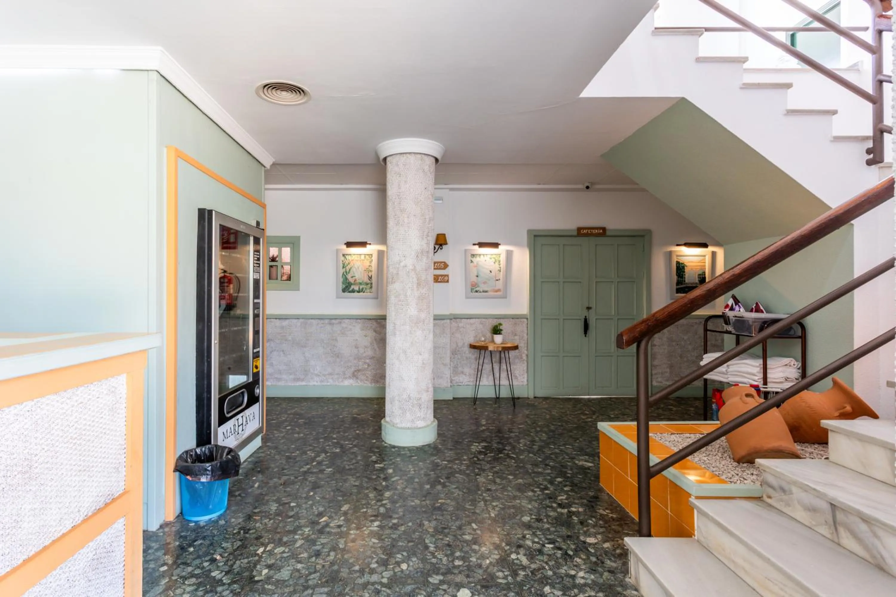 Lobby or reception in Hotel Marhava