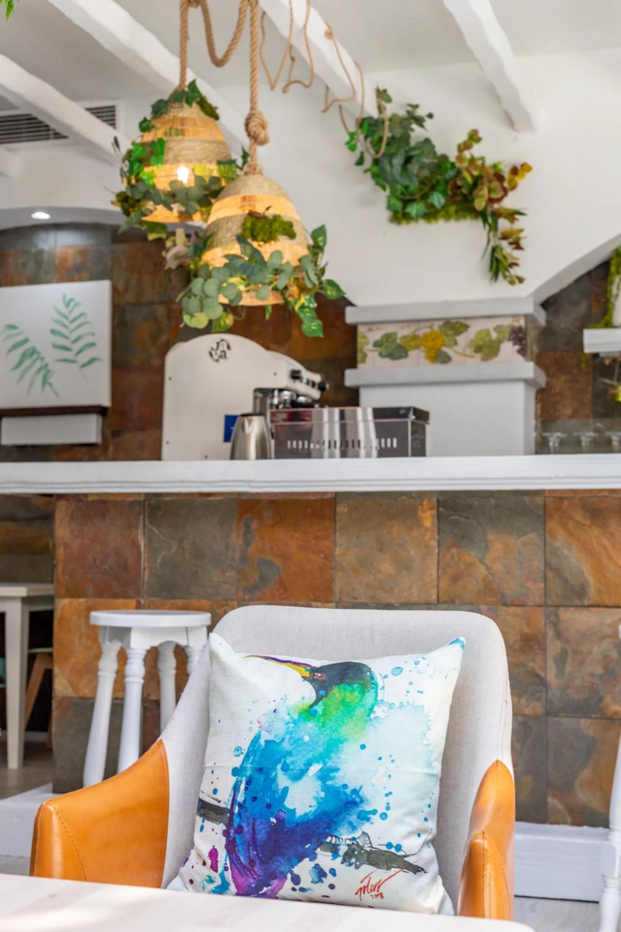 Seating area in Hotel Marhava