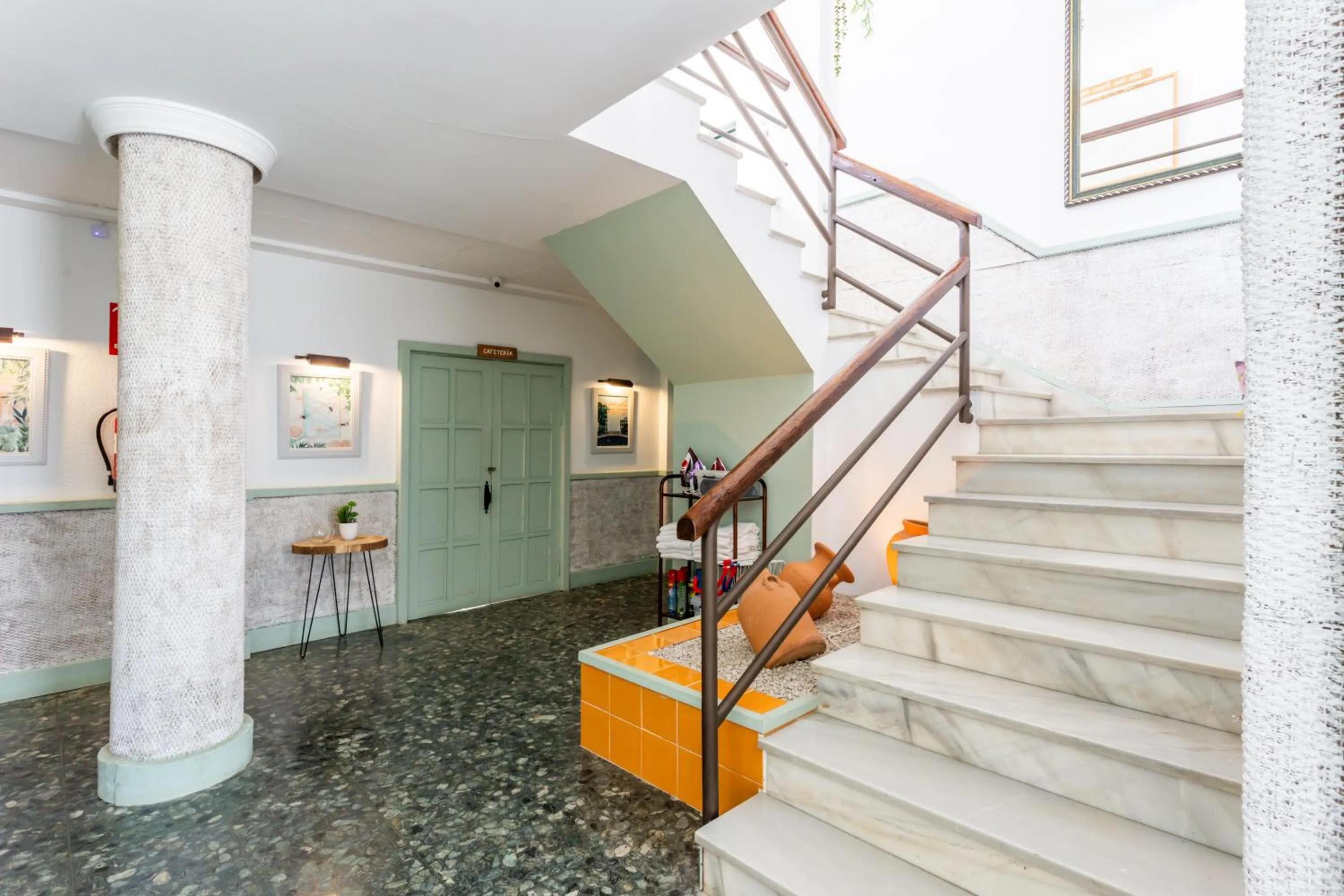 Lobby or reception in Hotel Marhava