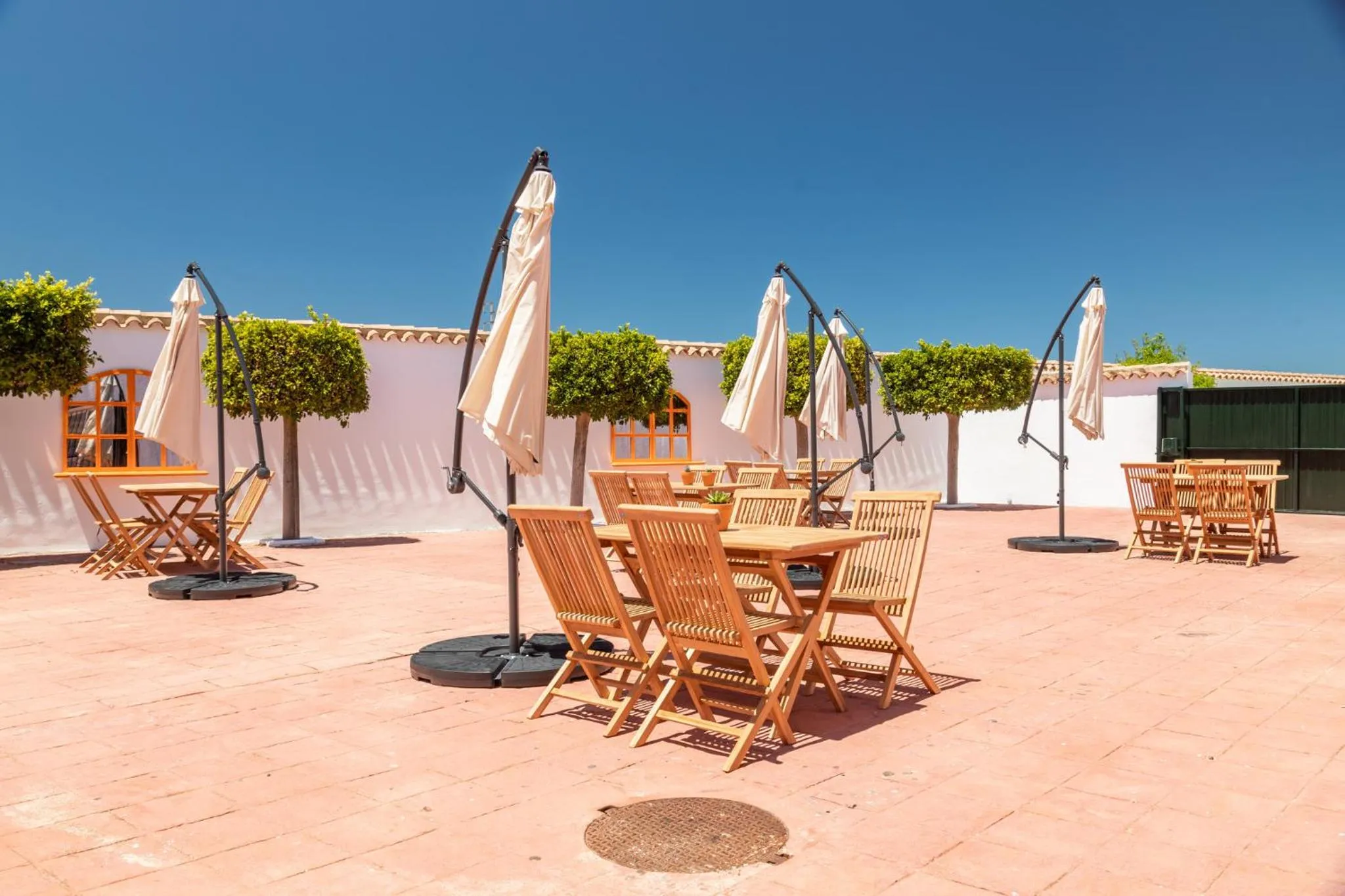 Patio in Hotel Marhava