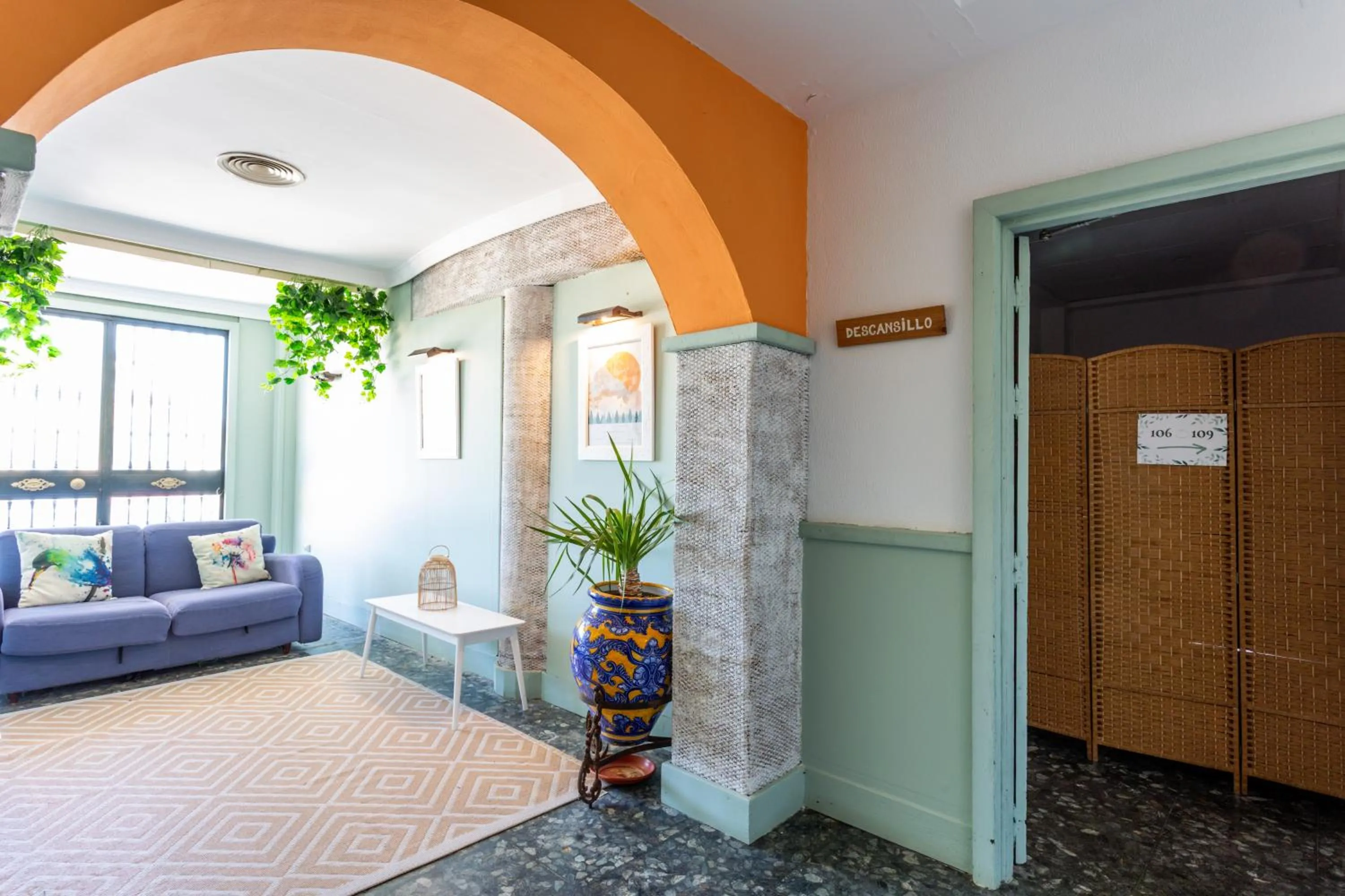 Lobby or reception in Hotel Marhava