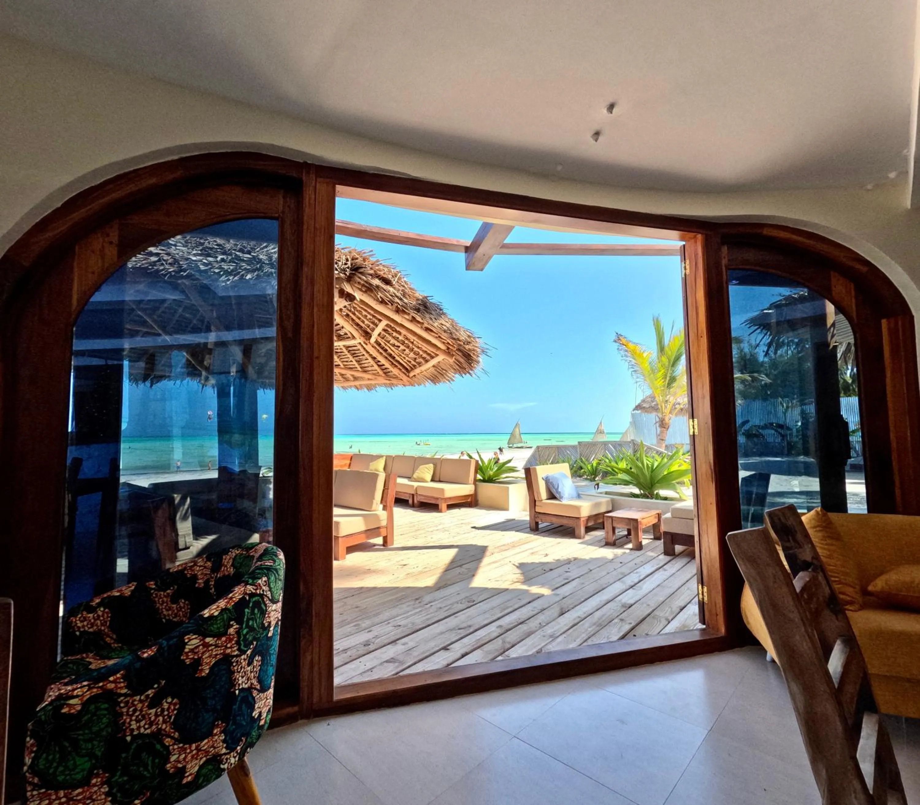 Patio in Zula Zanzibar