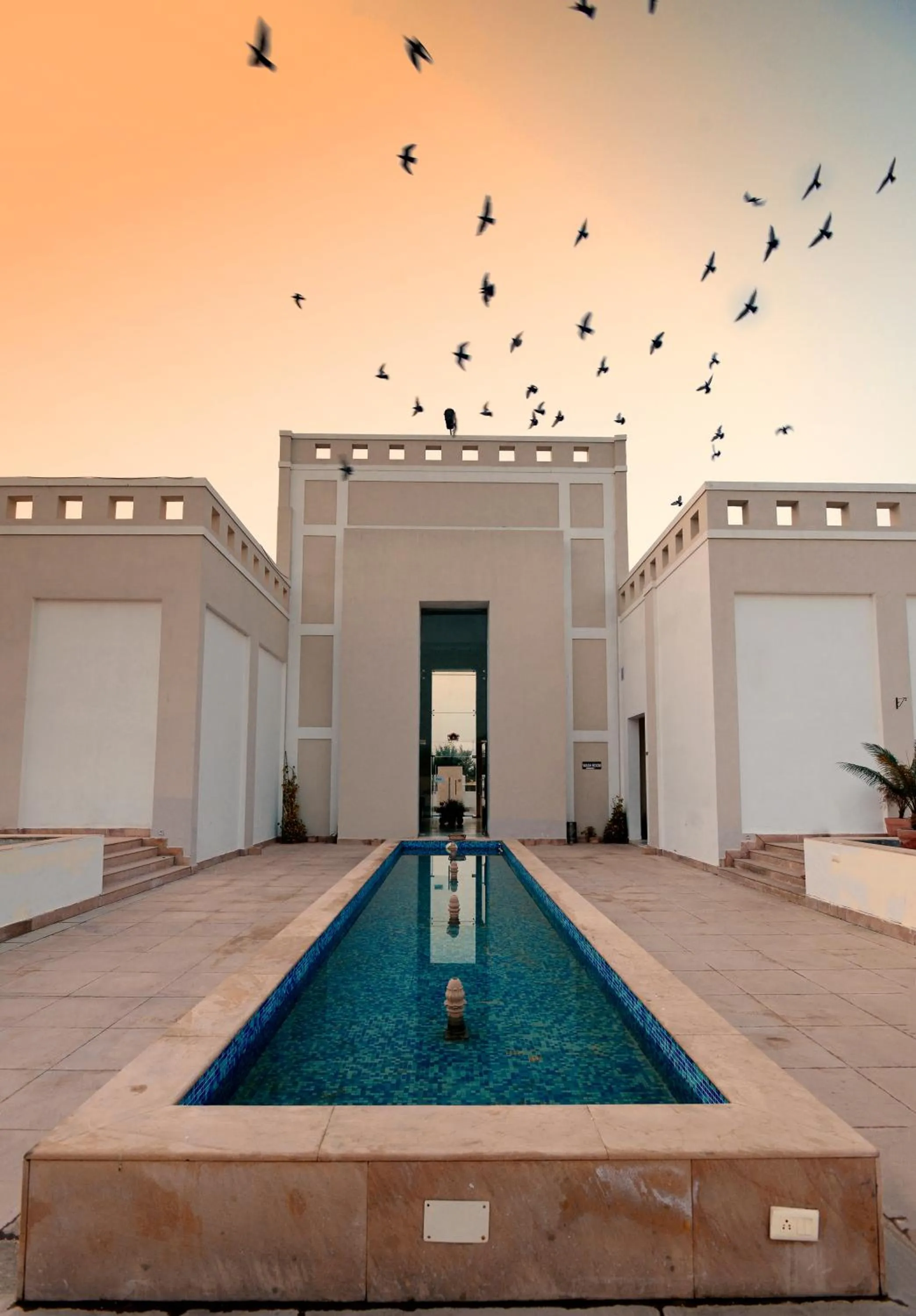 Facade/entrance in Achrol Niwas A TreeHouse Hotel