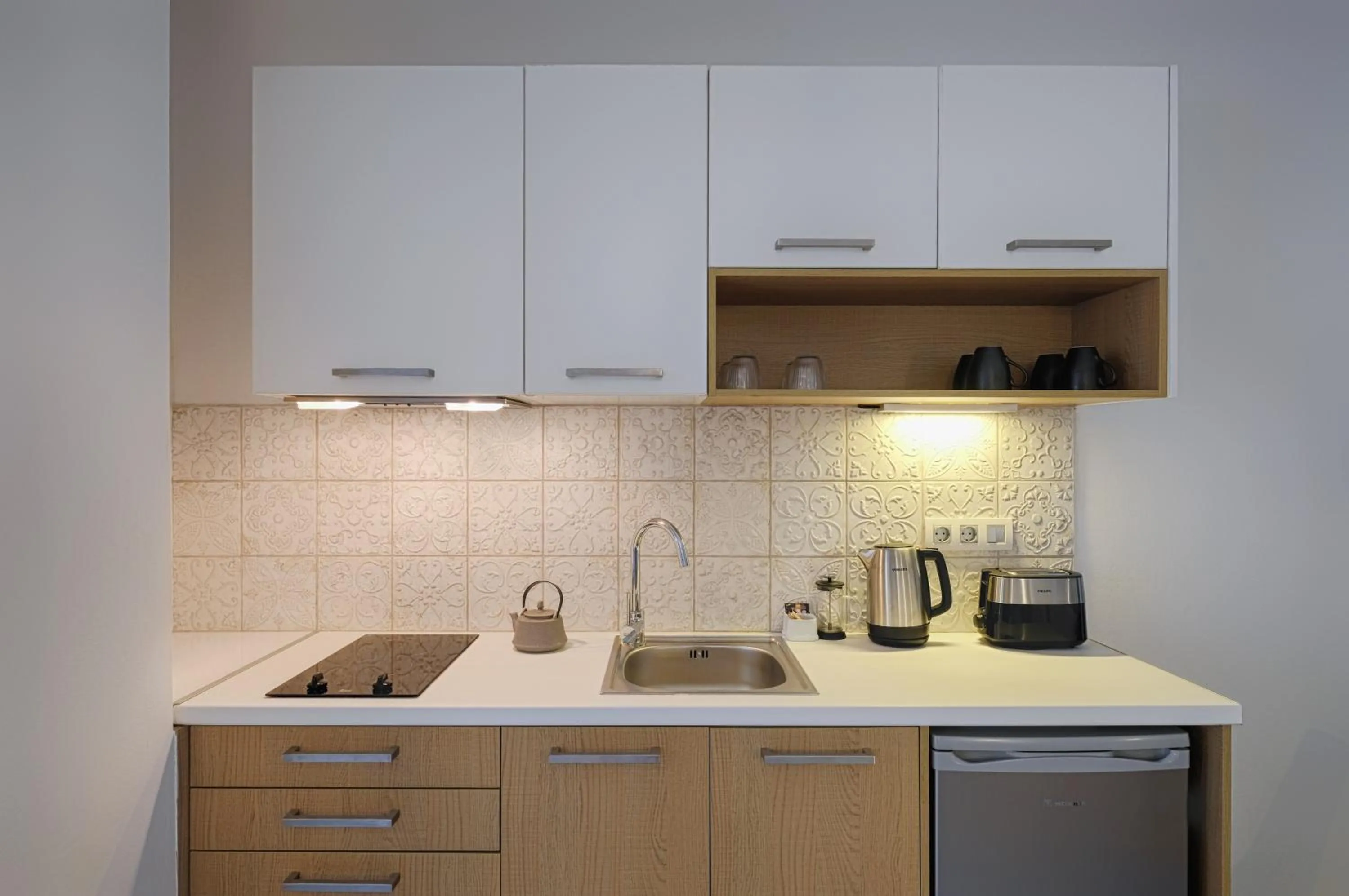 Kitchen or kitchenette in Margo Beach Hotel