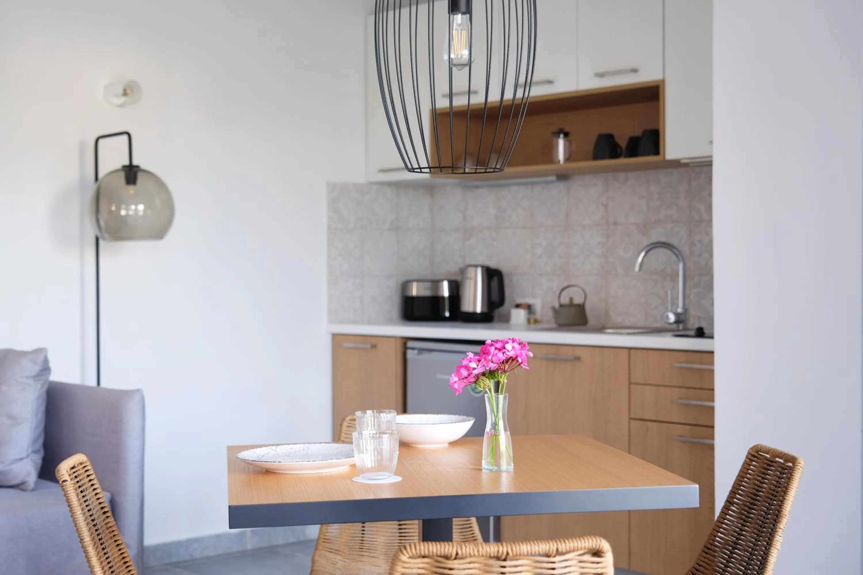 Kitchen or kitchenette in Margo Beach Hotel