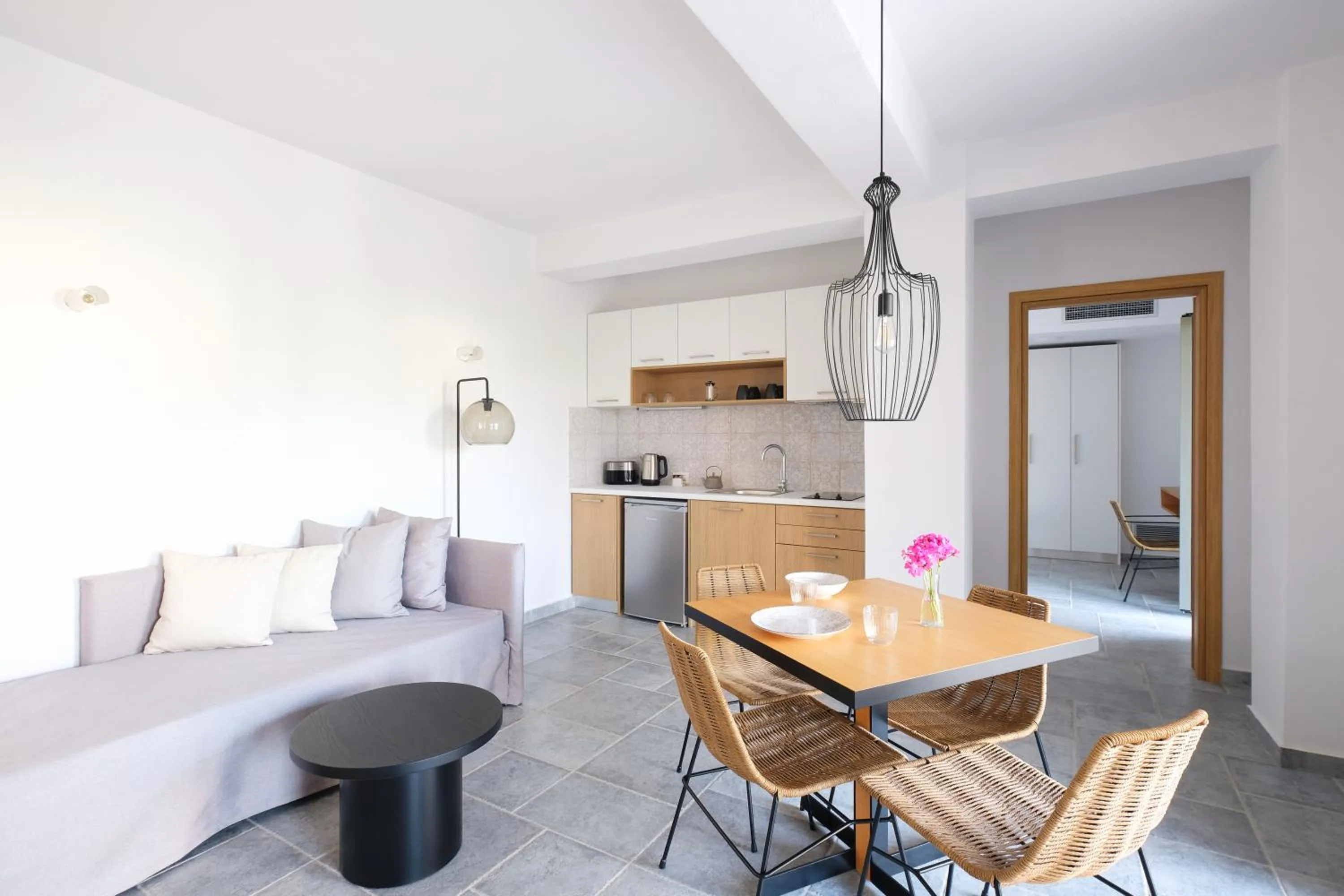 Kitchen or kitchenette in Margo Beach Hotel