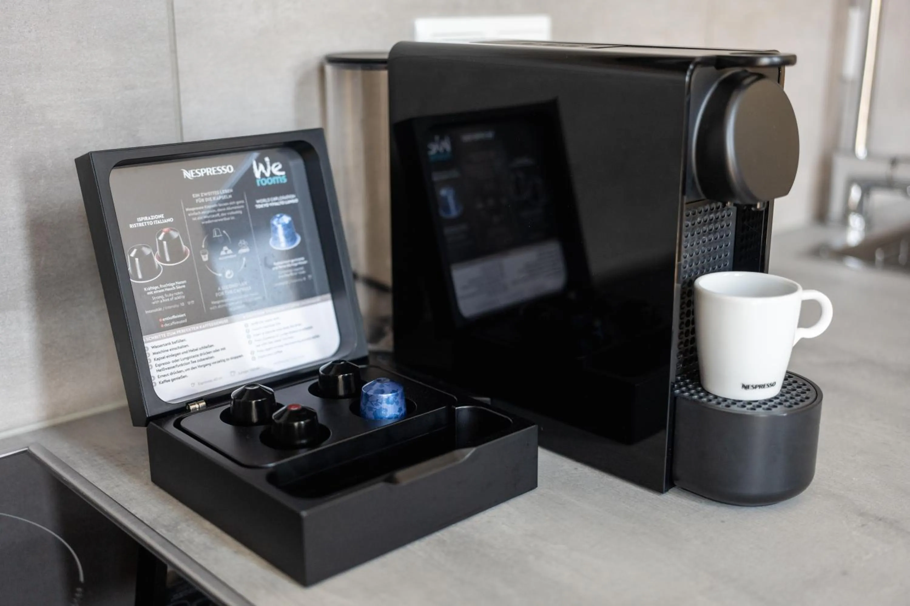 Coffee/tea facilities in We rooms Hotel