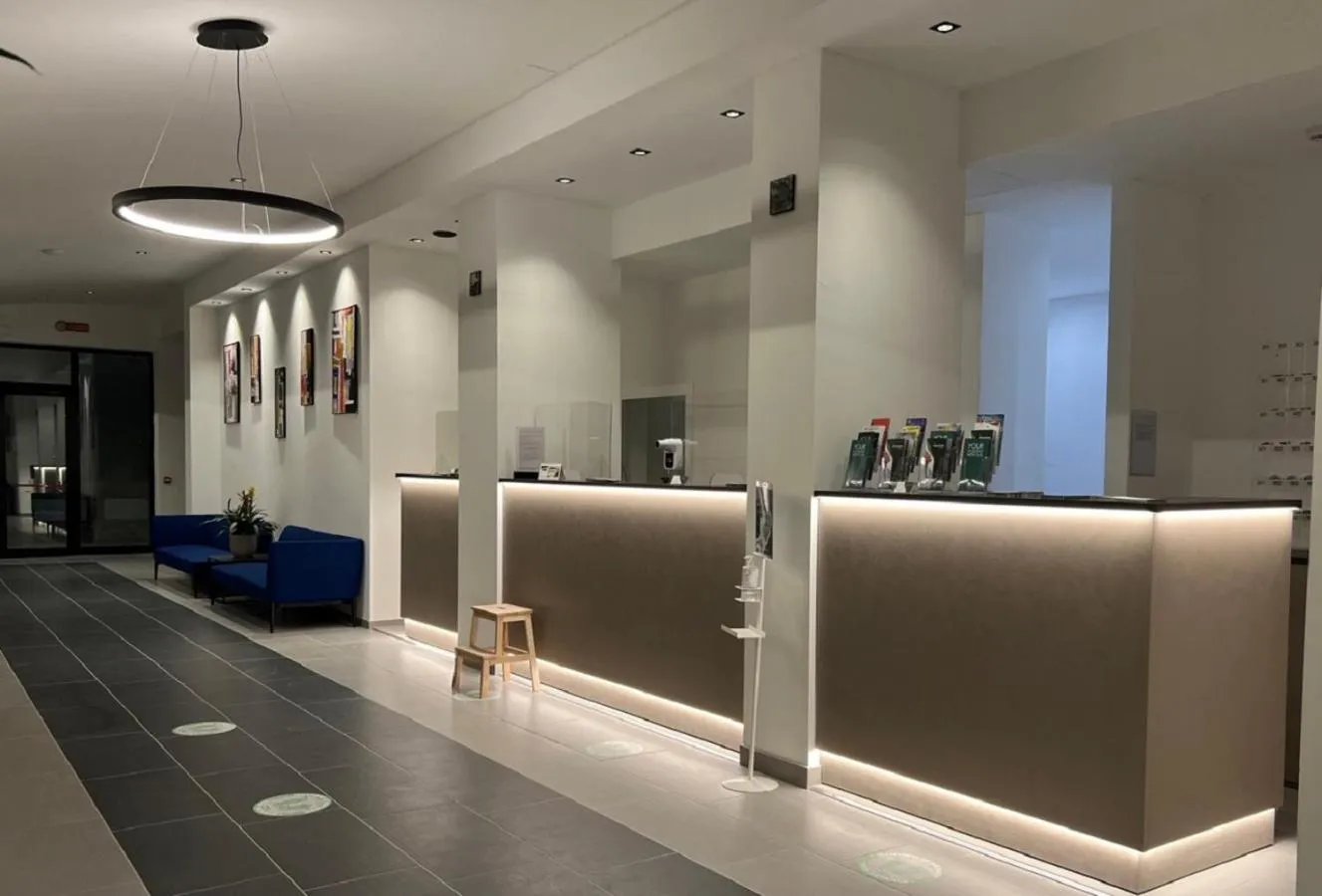 Lobby or reception in Hotel Palazzo Caveja