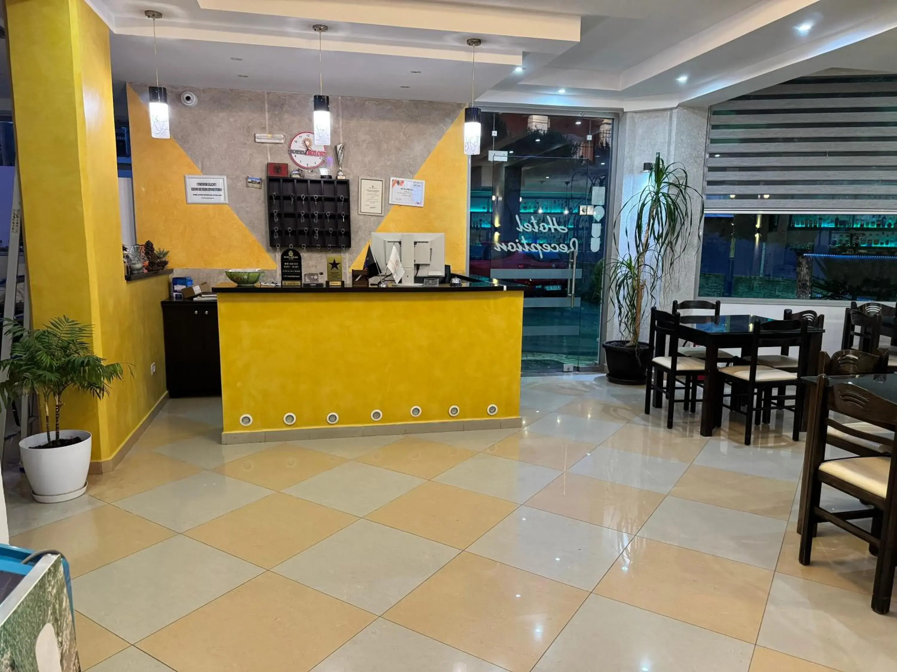 Lobby or reception in Hotel Driloni Lobby or reception in Hotel Driloni