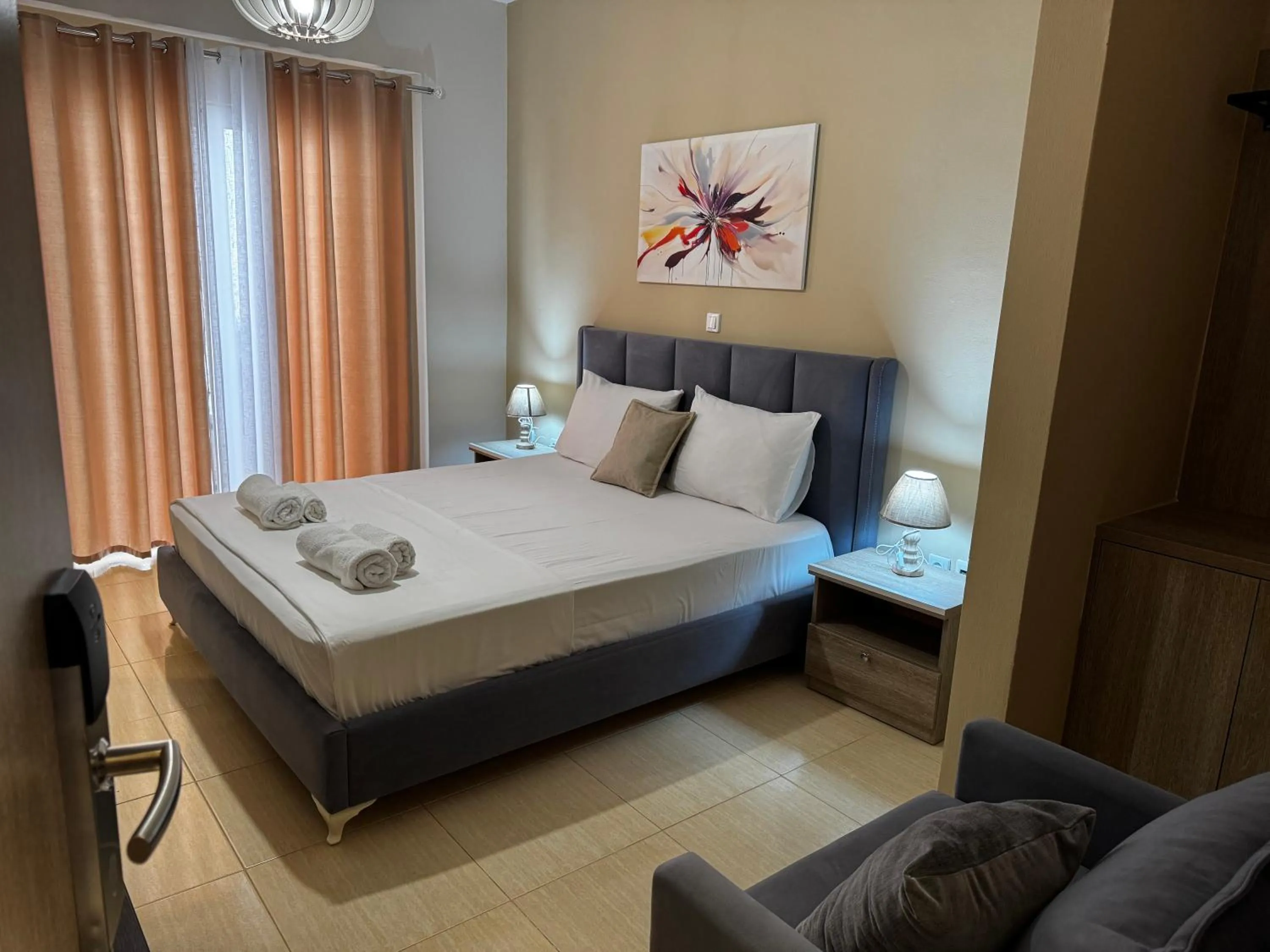 Bed in Hotel Driloni