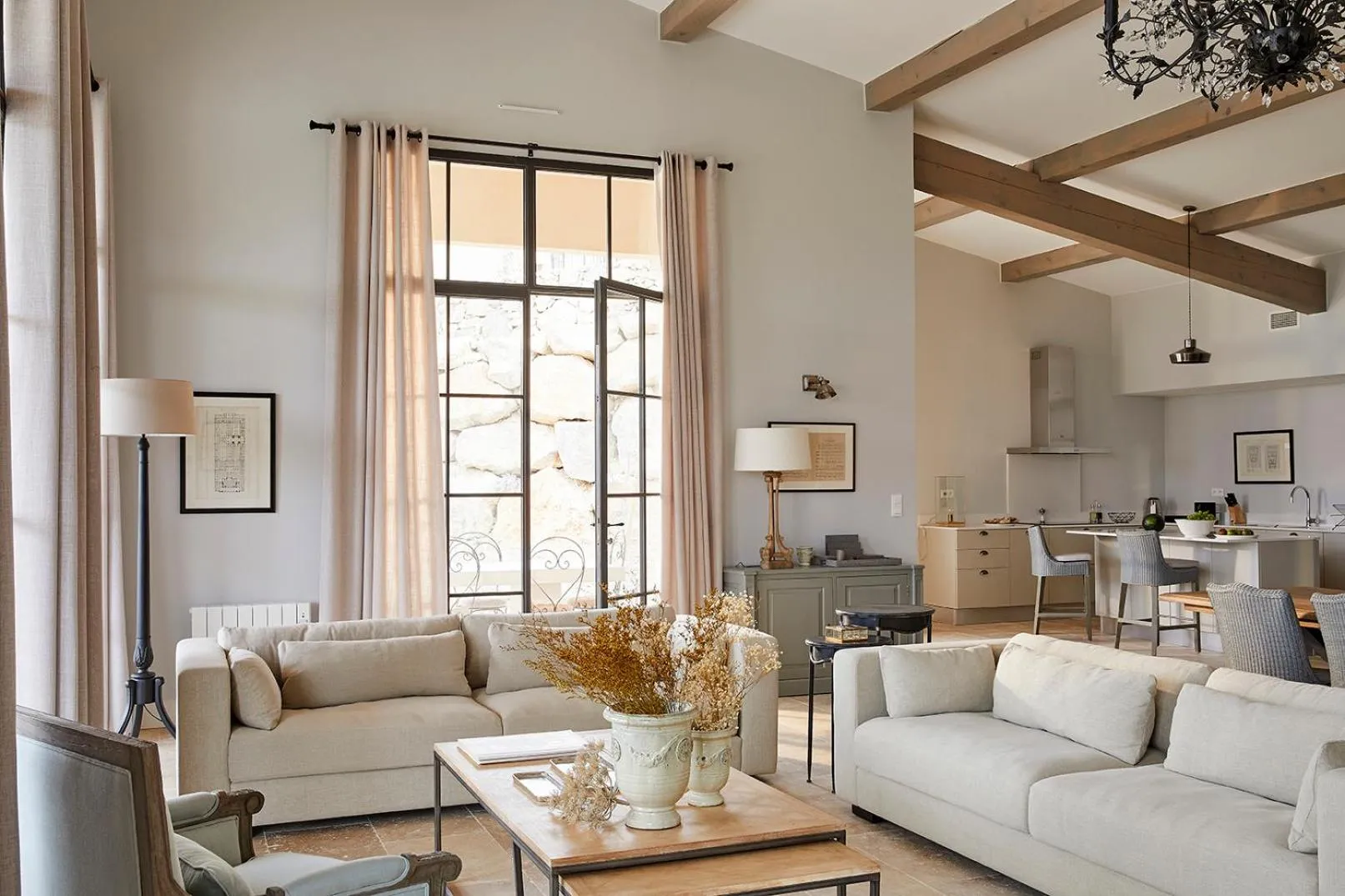 Living room in Château Capitoul