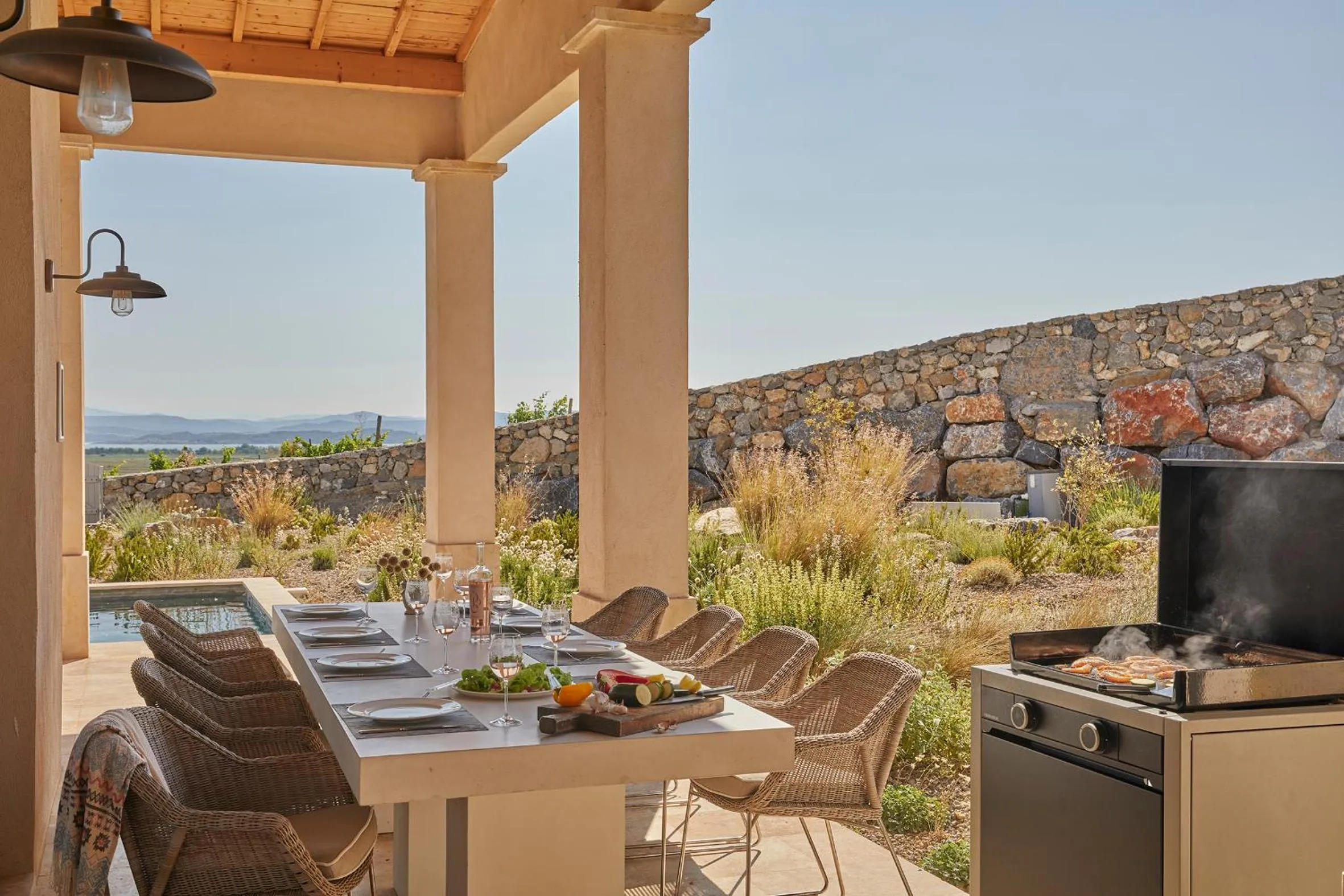 Garden in Château Capitoul