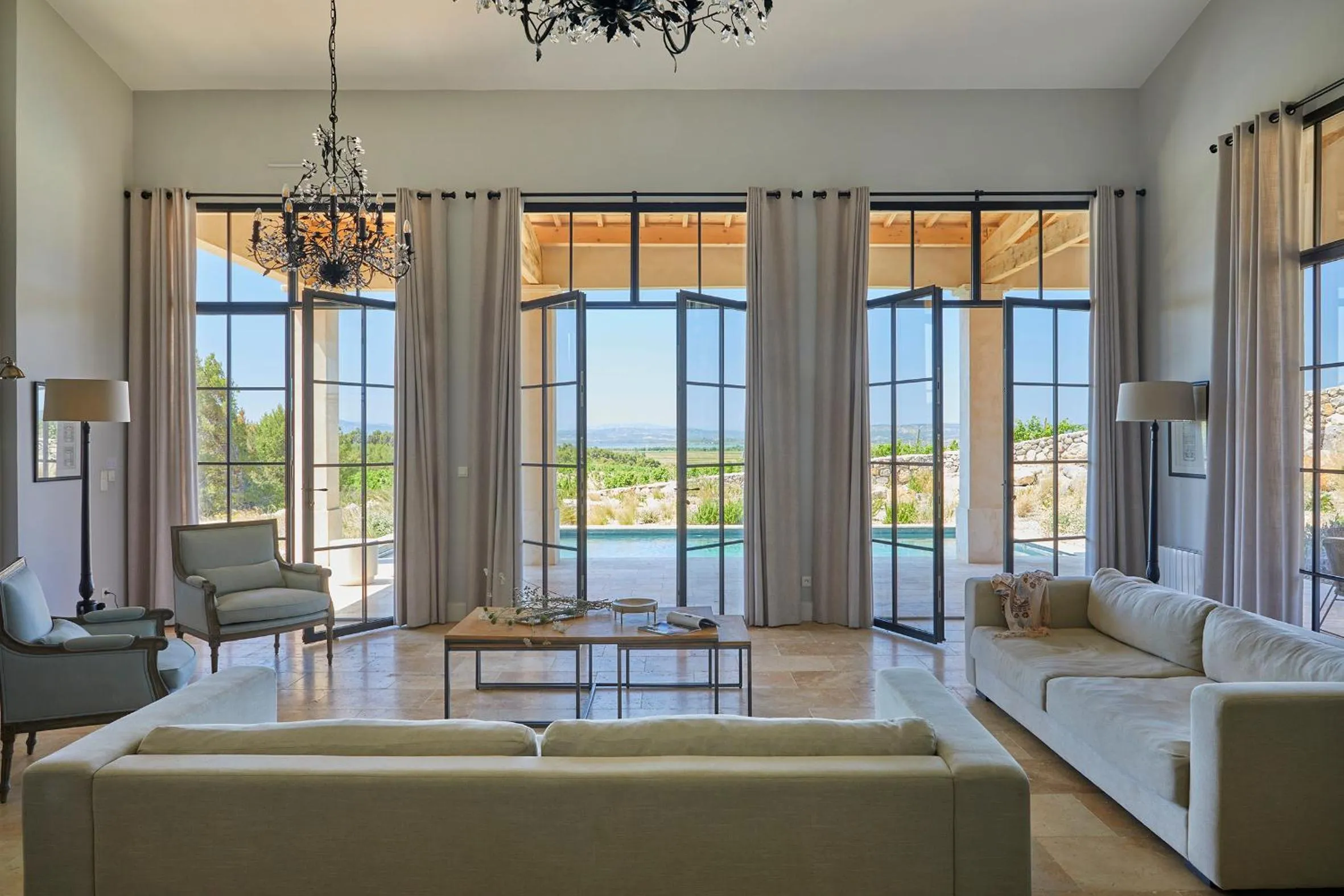 Living room in Château Capitoul