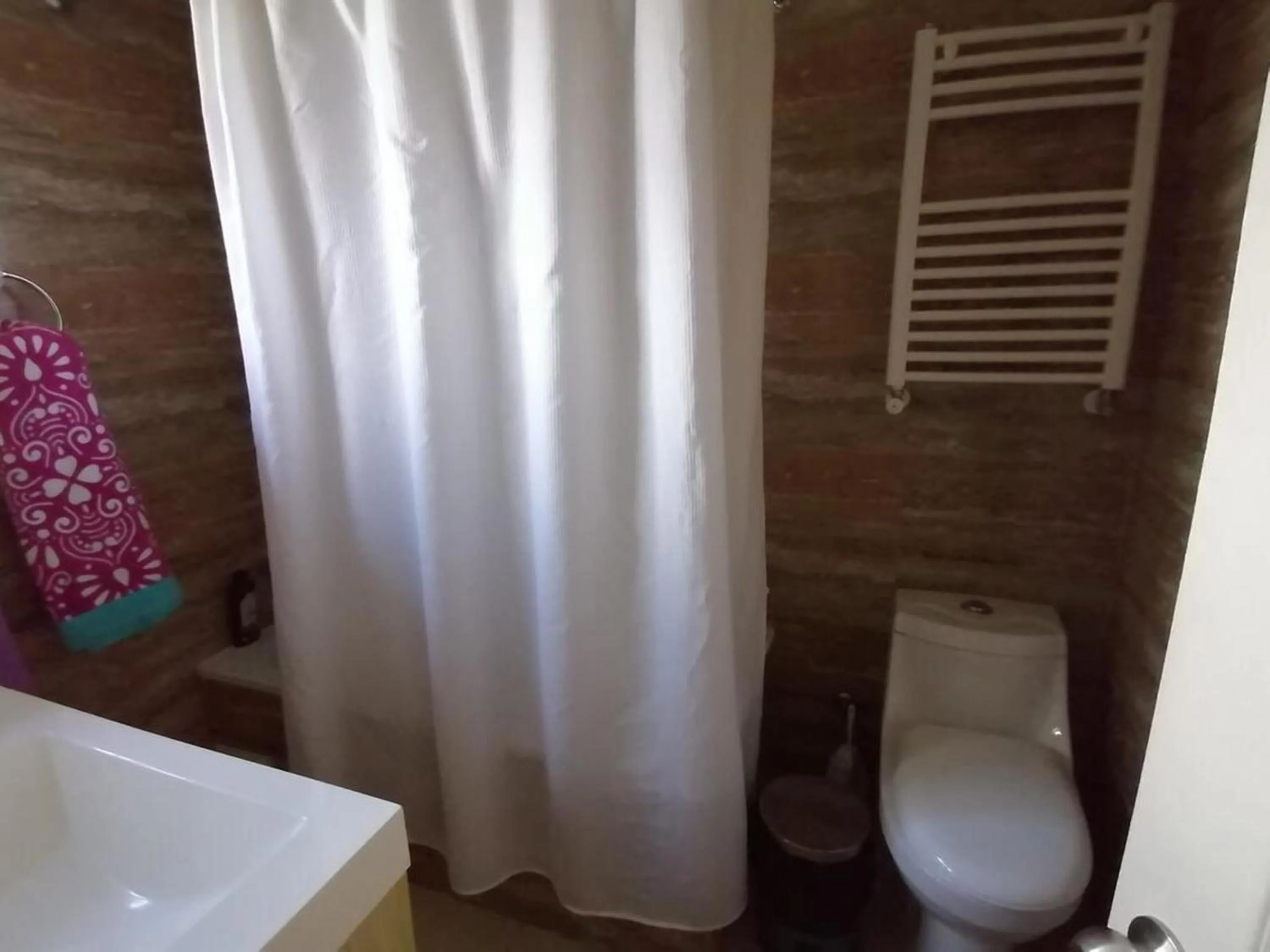 Bathroom in Departamento en el Centro de Pucón, Hermosa vista al lago !!