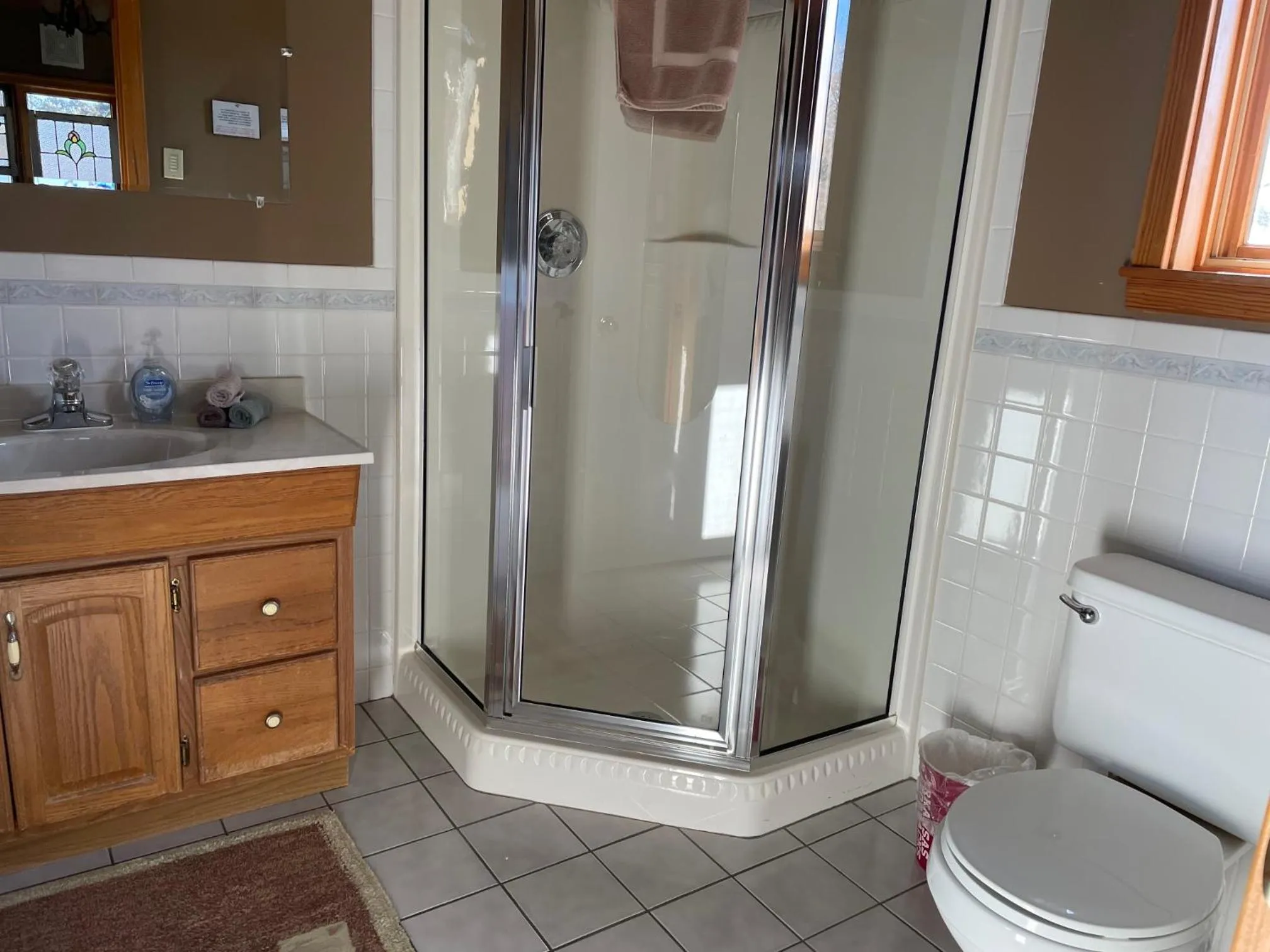 Bathroom in Eureka Sunset Cabins
