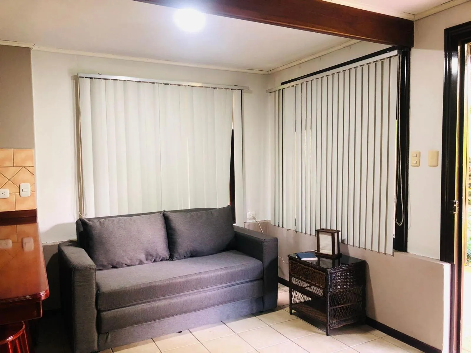 Living room in Ávita Lodge