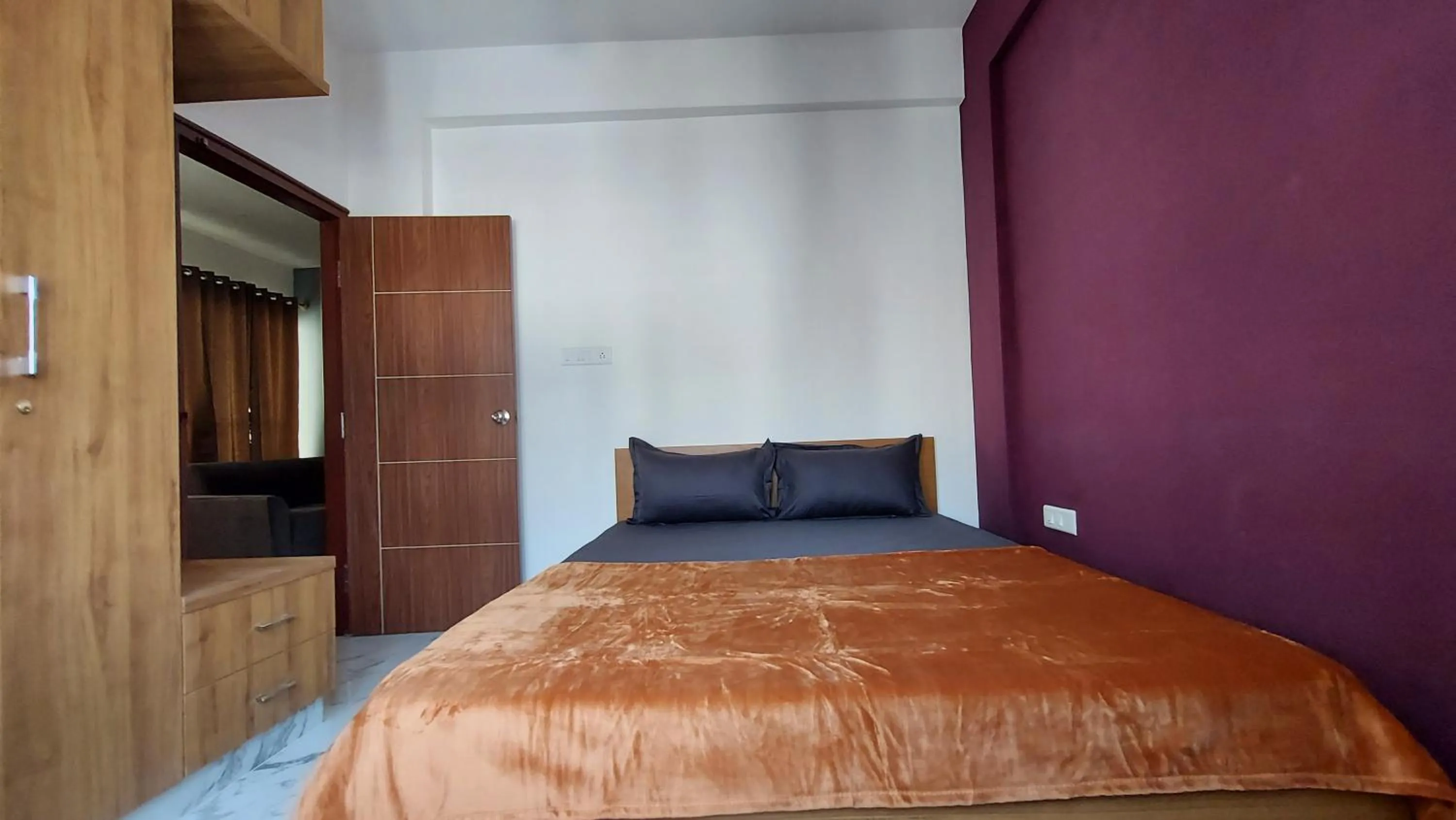 Bed in Tranquil Serviced Apartments - HSR Layout