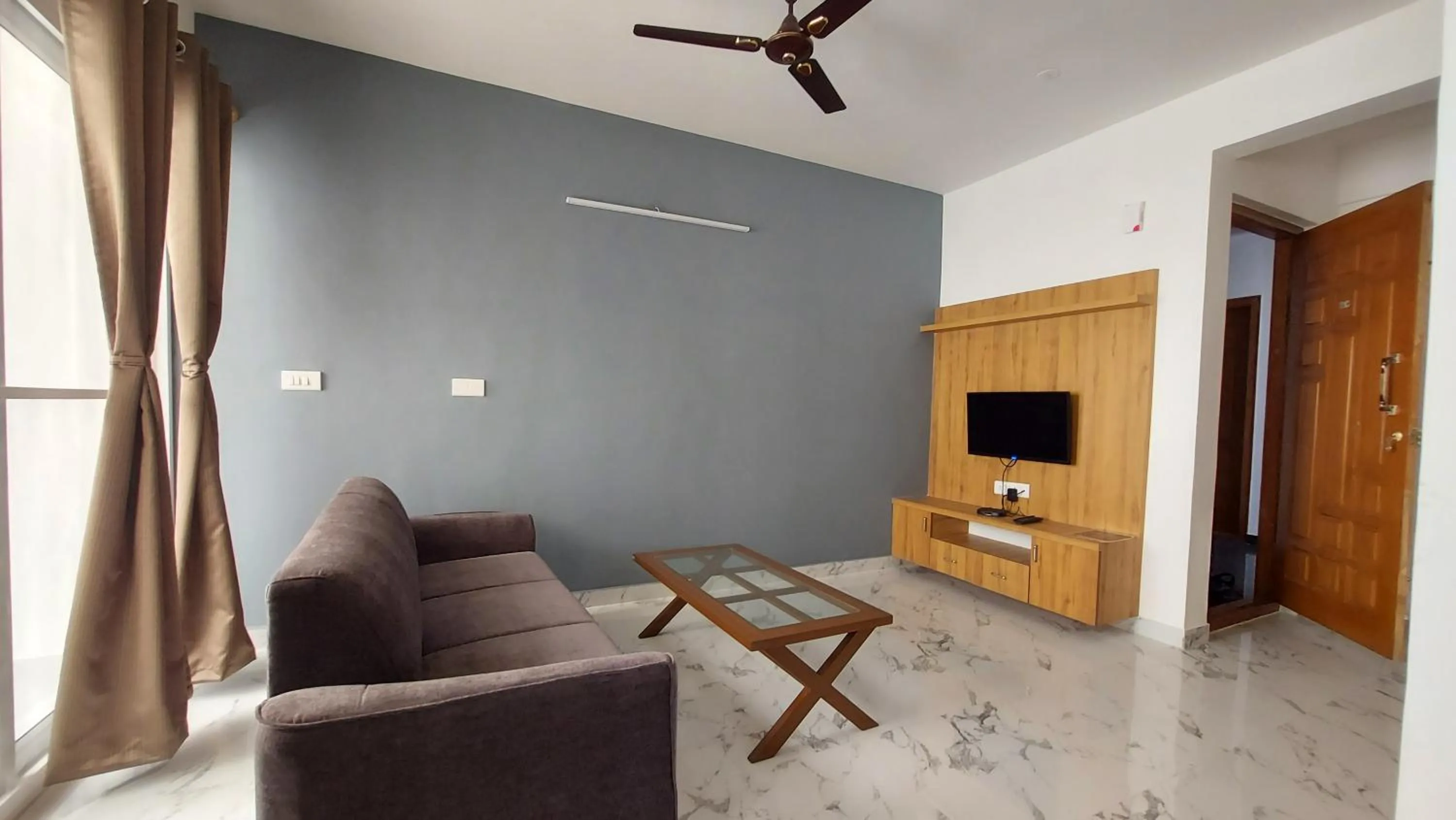 TV and multimedia in Tranquil Serviced Apartments - HSR Layout