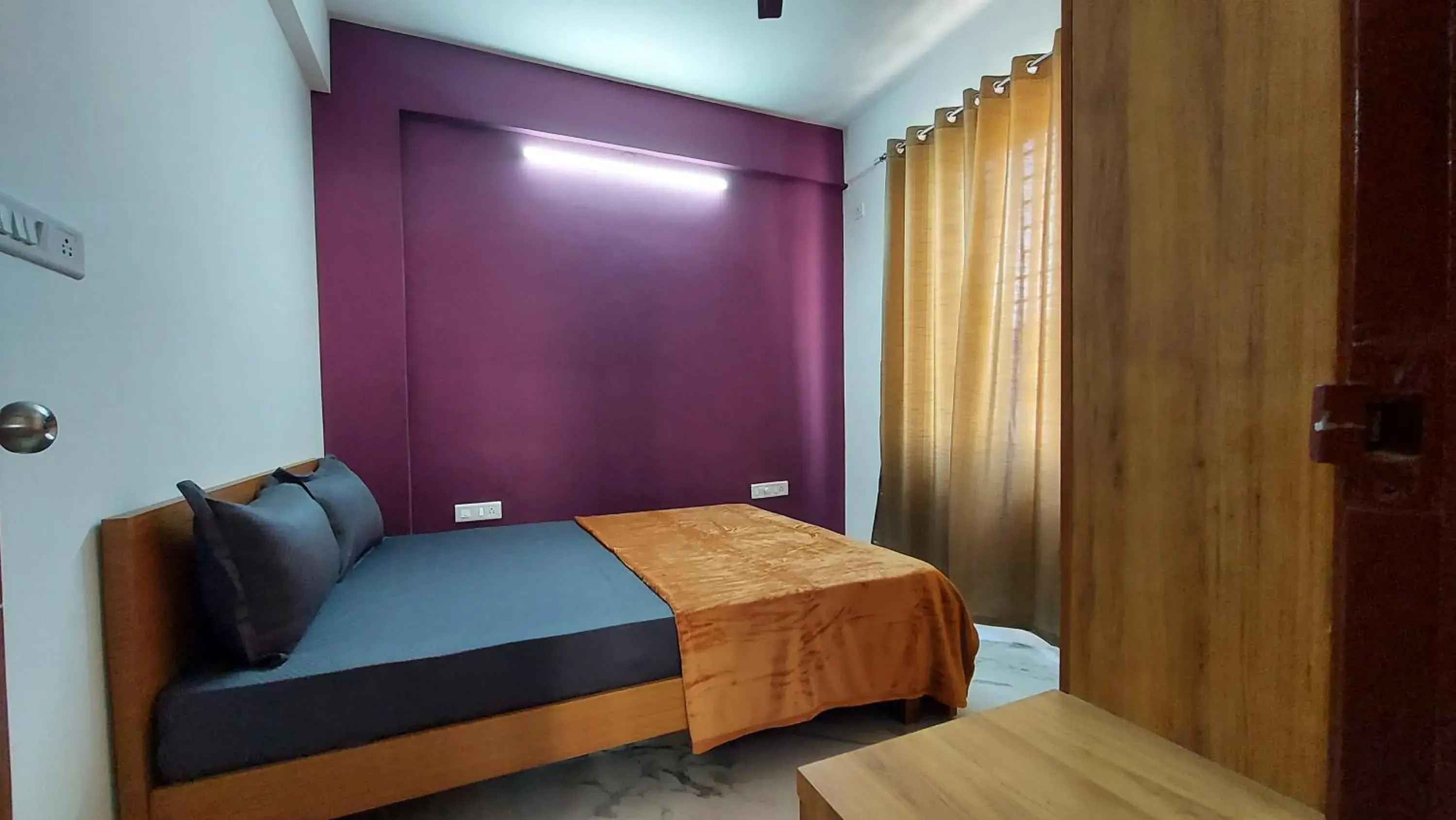 Bedroom, Bed in Tranquil Serviced Apartments - HSR Layout Bedroom, Bed in Tranquil Serviced Apartments - HSR Layout
