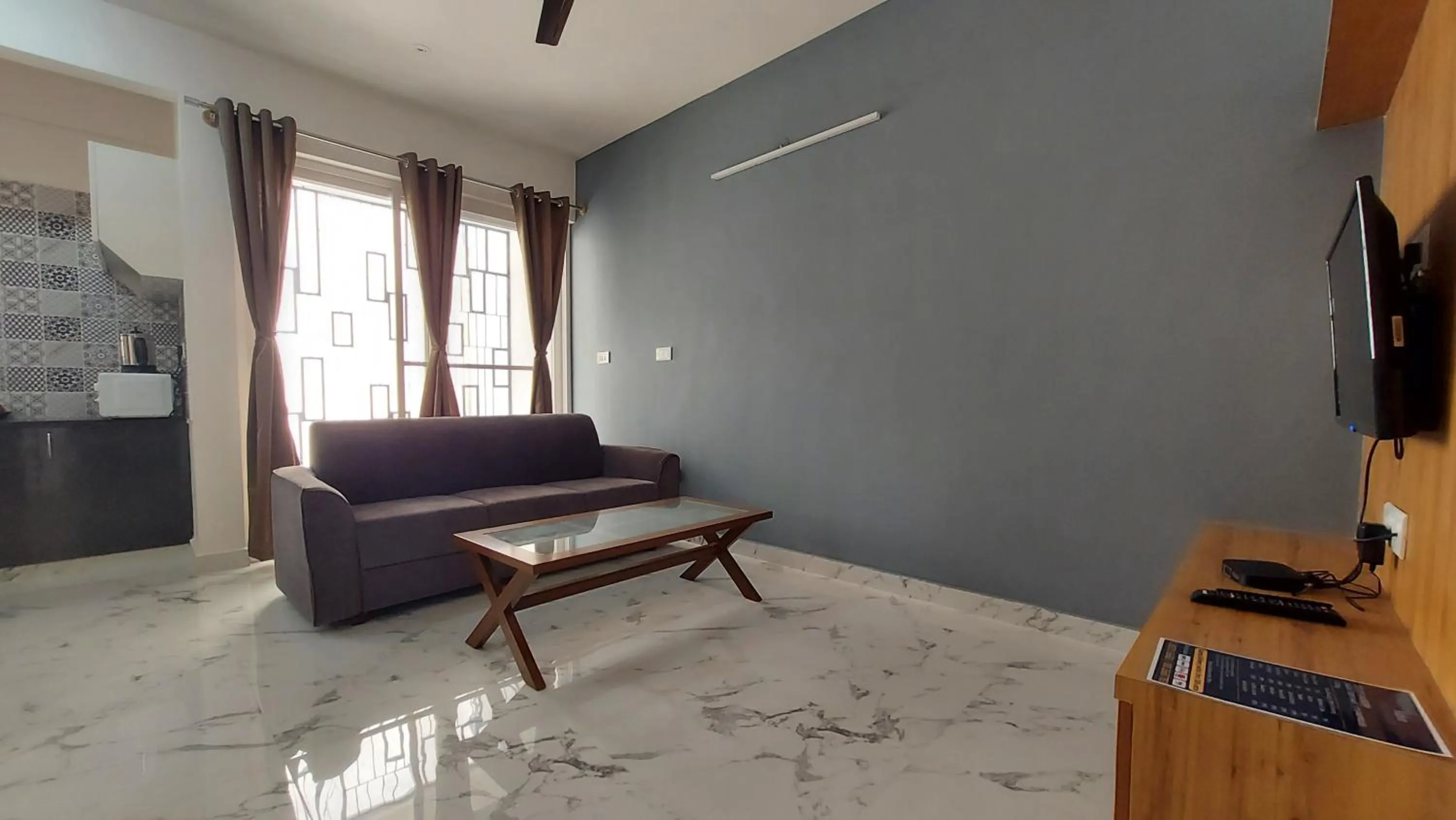 TV and multimedia in Tranquil Serviced Apartments - HSR Layout